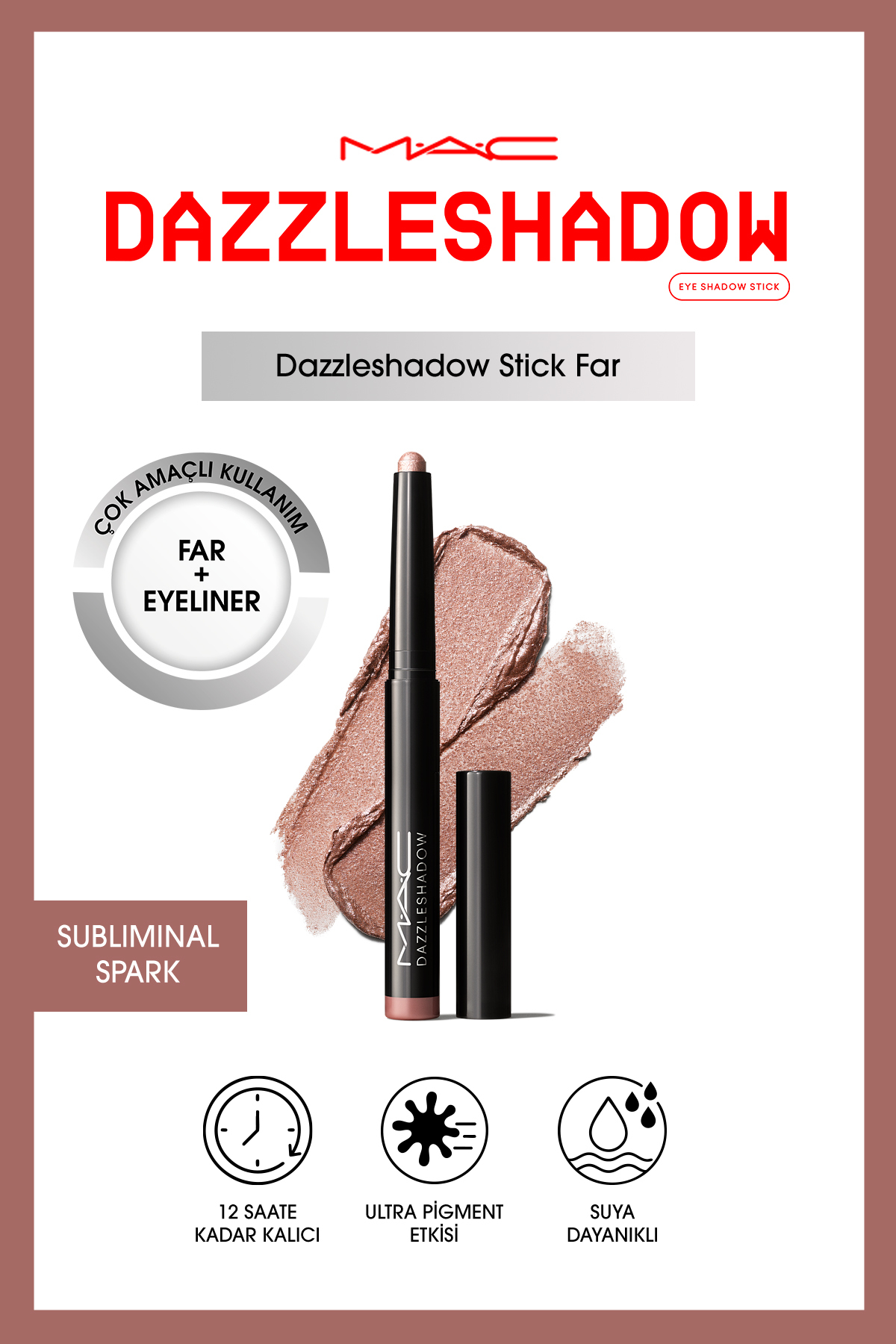 سایه چشم DAZZLESHADOW STICK FAR SUBLIMIMAL SPARK Mac