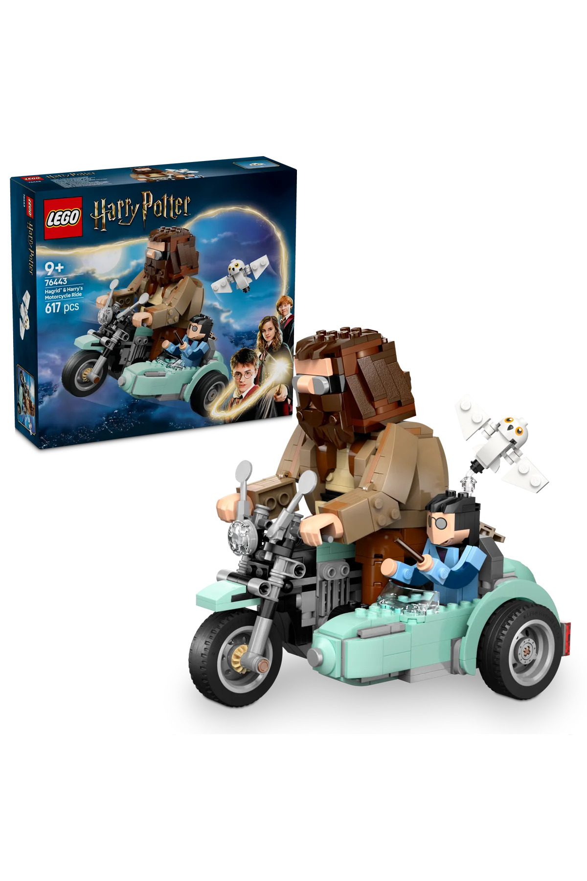 لگو و اسباب بازی های ساخت محور ® HARRY POTTER™ HAGRID™ AND HARRY'S MOTORCYCLE JOURNEY 76443 9+ TOY BUILDING SET 617P اورجینال LEGO