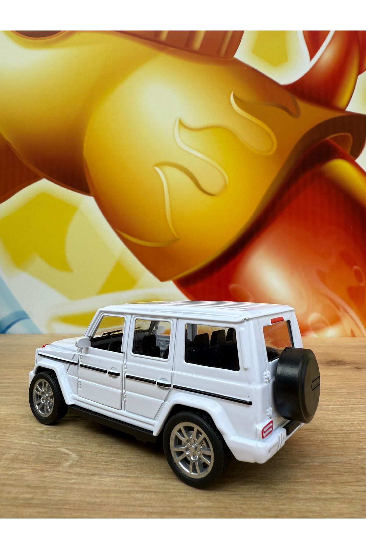 مدل خودرو مرسدس بنز کلاس G ماشین فلزی درب باز کشش DIECAST G63 12CM اورجینال scntoys