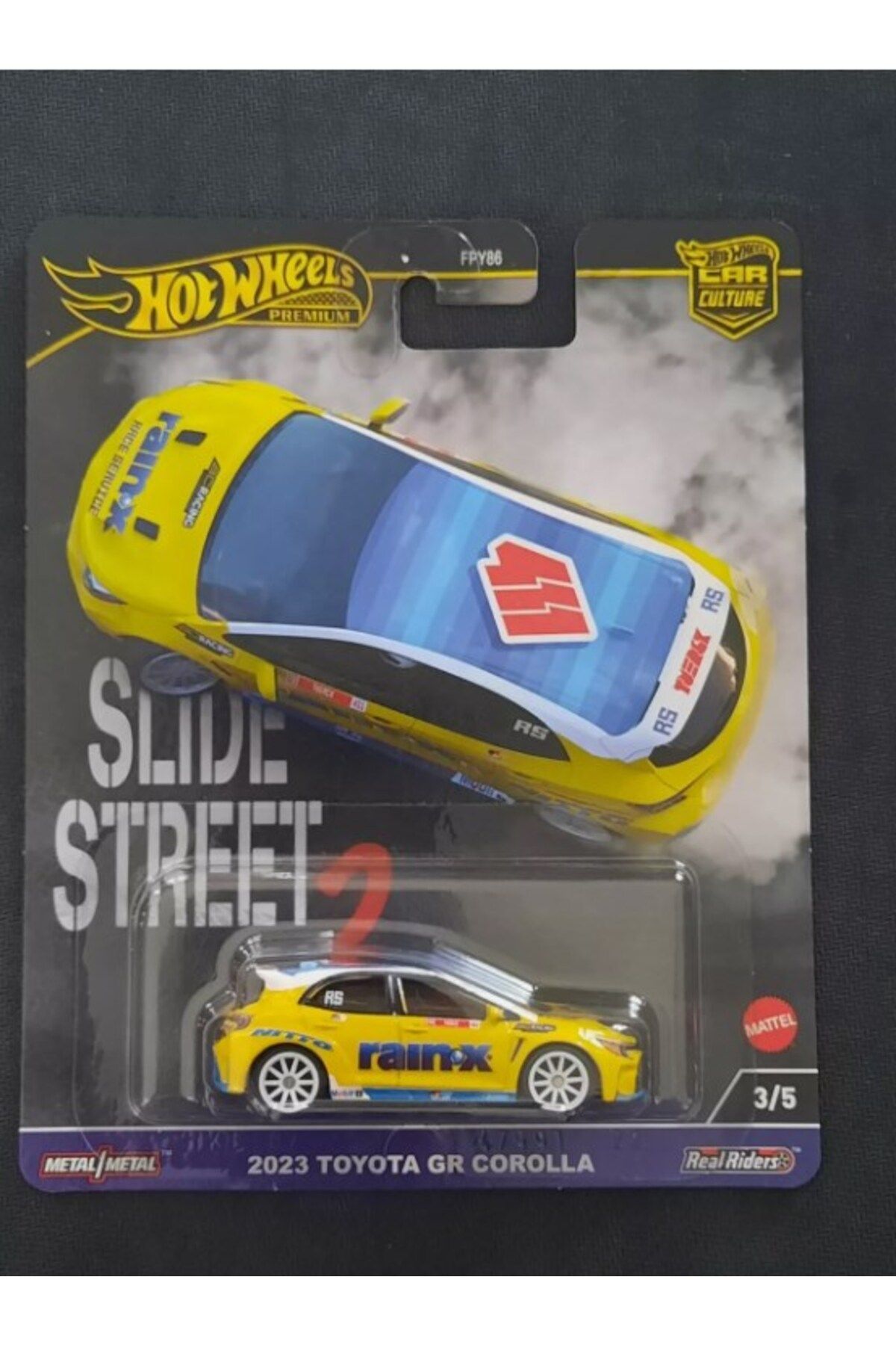 ماشین اسباب بازی فرهنگ خودرو تویوتا GR کرولا 2023 از ترکیه HOT WHEELS