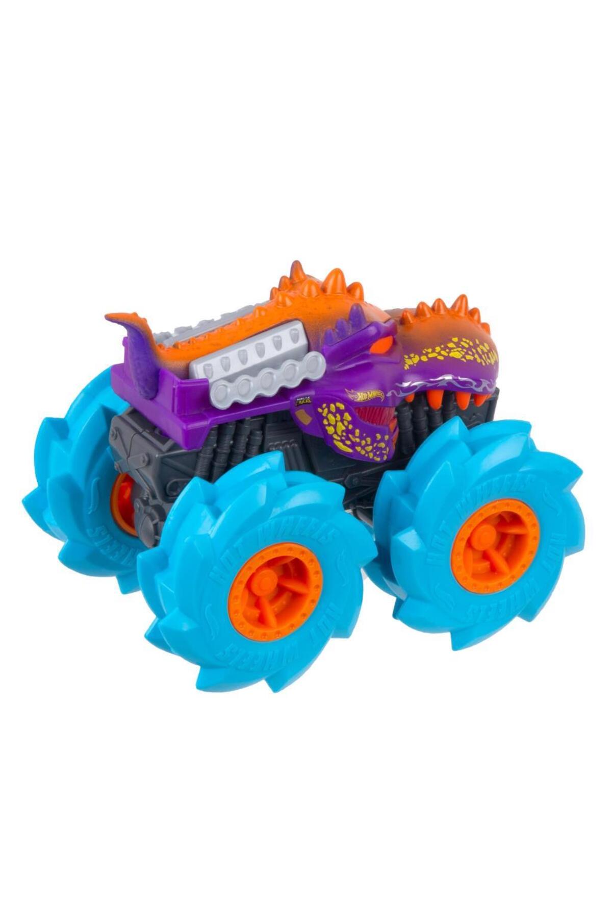 ماشین اسباب بازی کامیون های هیولا 1:43 چک قطره GVK37 GVK39 هات ویلز اورجینال HOT WHEELS