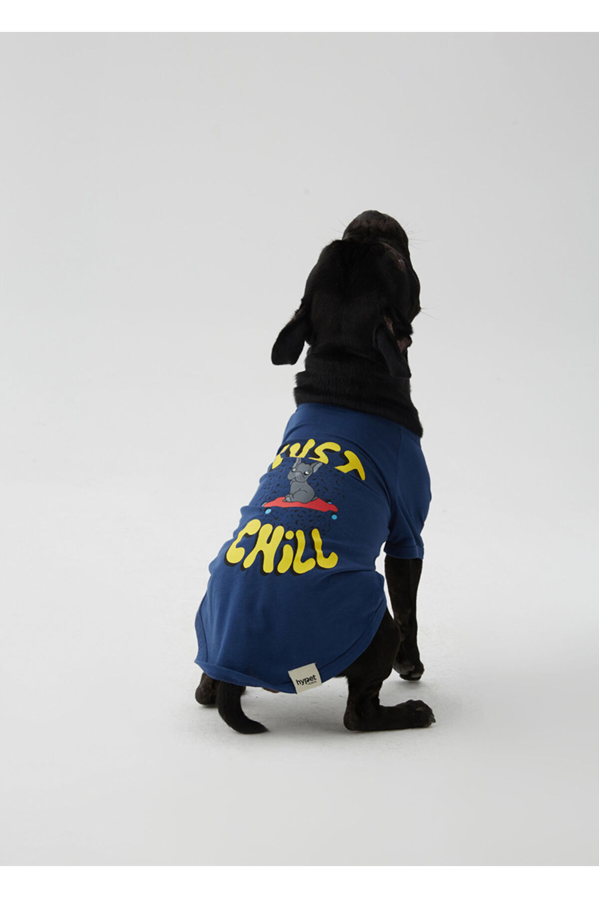 تی‌شرت نخی سگ هایپت فشن Hypet Fashion مدل Just Chill Tee، سرمه‌ای