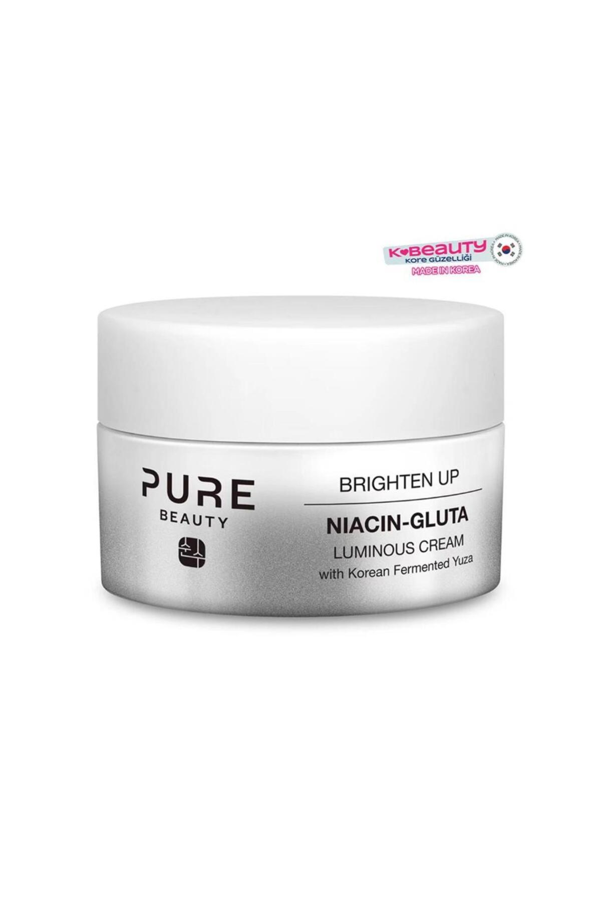 کرم بدن پیور بیوتی PURE BEAUTY Brighten Up Nia-Gl Luminous، ۵۰ میلی‌لیتر