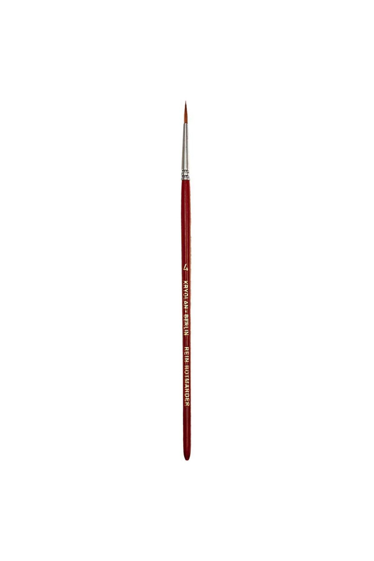 Kryolan مدل ممتاز مسطح ۴ برس گرد 03104
