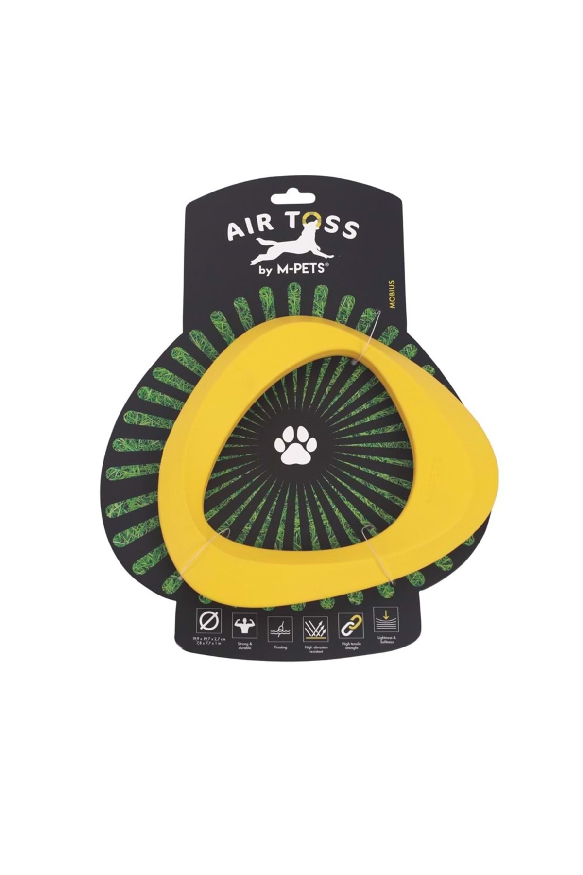 اسباب‌بازی سگ AIR TOSS MOBIUS از ام‌پتس M-PETS، مدل 10658206، زرد