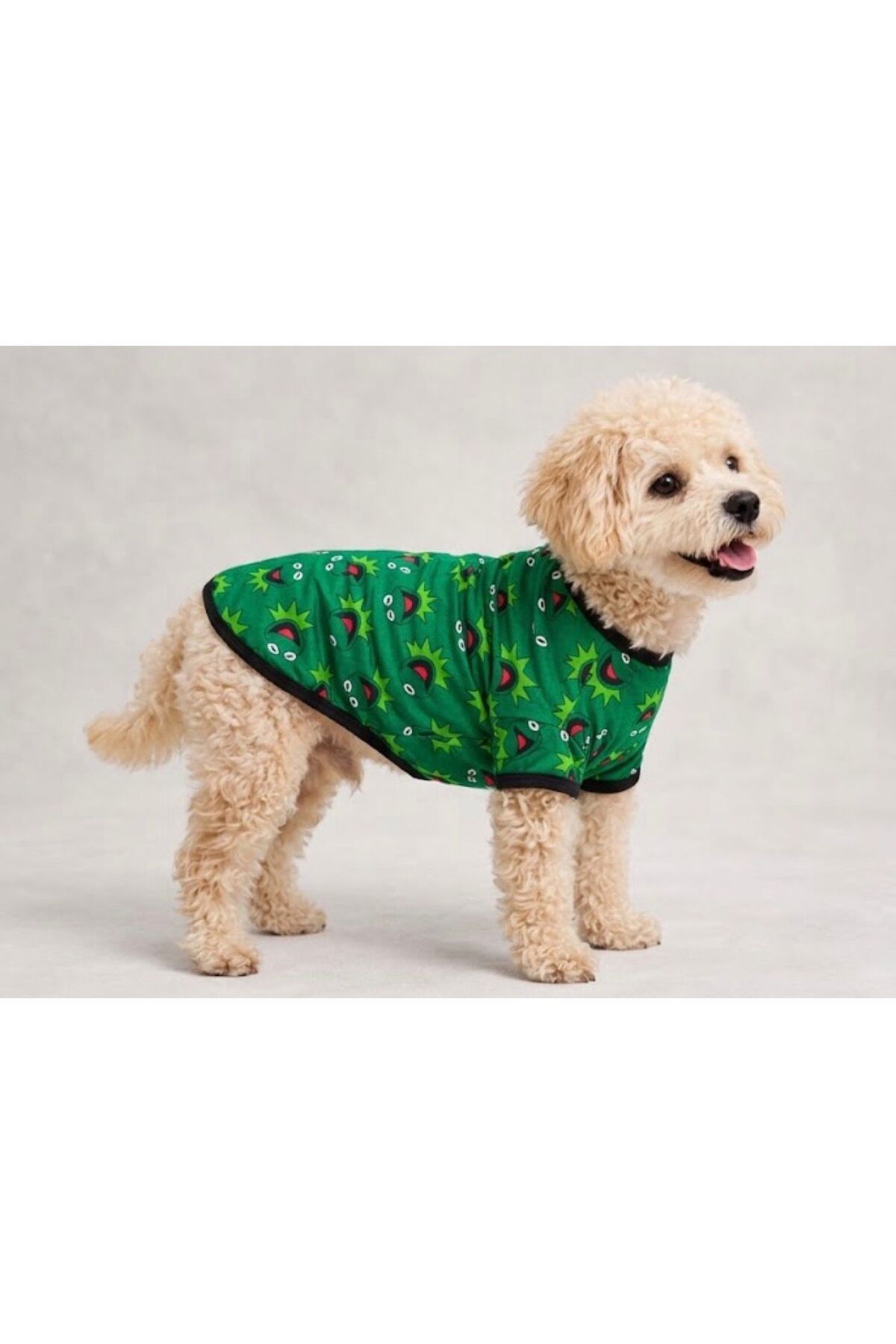 تی‌شرت سگ سبز با طرح کرمیت لی پاپ‌کلاب LE PUPCLUB مدل LP-KERMIT