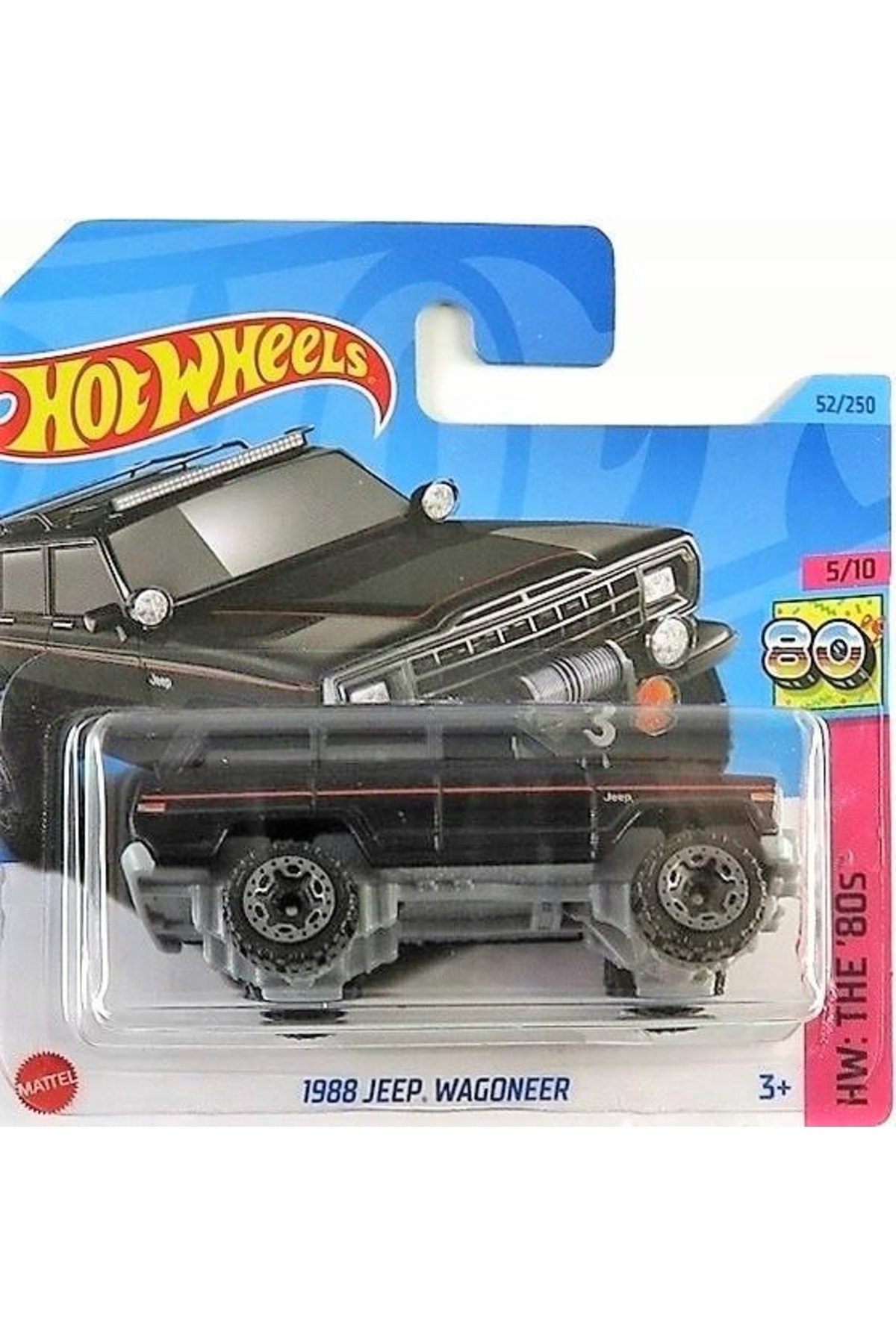 ماشین اسباب بازی SINGLE CARS 1988 JEEP WAGONEER HKJ63 هات ویلز اورجینال HOT WHEELS