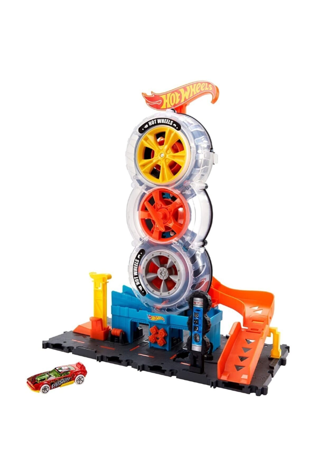 ماشین اسباب بازی فروشگاه تایر سوپر توئیست محصول دارای مجوز HDP02 از ترکیه HOT WHEELS