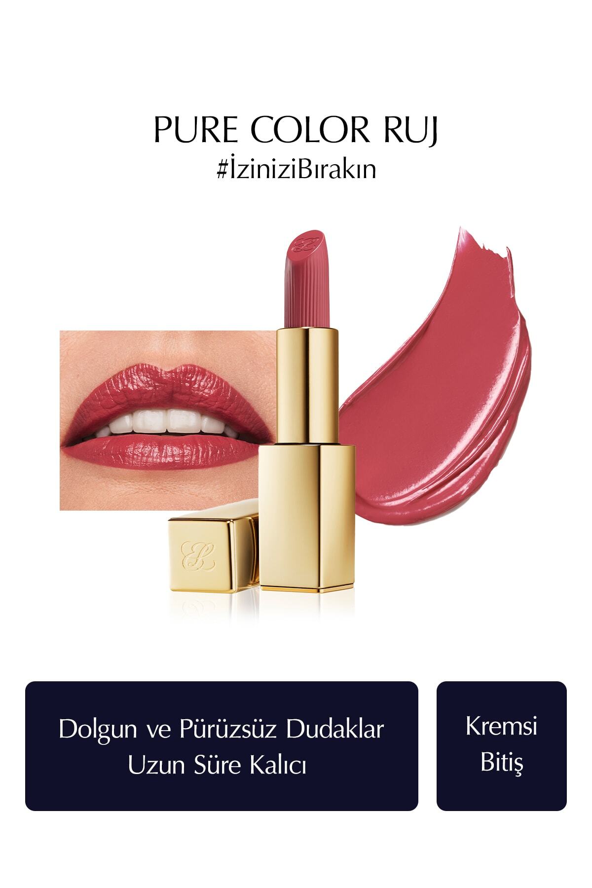 Estee Lauder روژ لب مخملی رنگ لبخند مخملی 3.5 گرم رنگ: گل رز شورشی