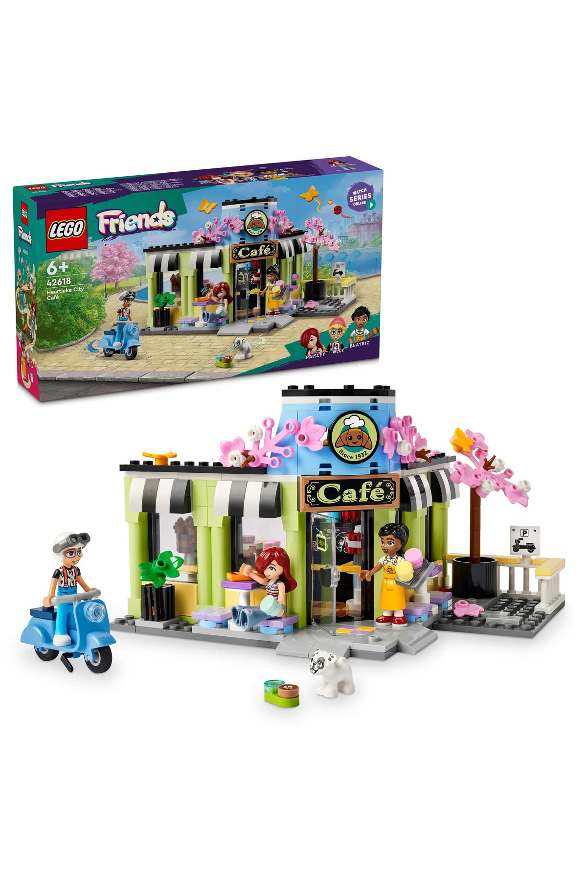 لگو و اسباب بازی های ساخت محور ® FRIENDS HEARTLAKE CITY CAFE 42618 6+ ست ساختمان 426 قطعه اورجینال LEGO