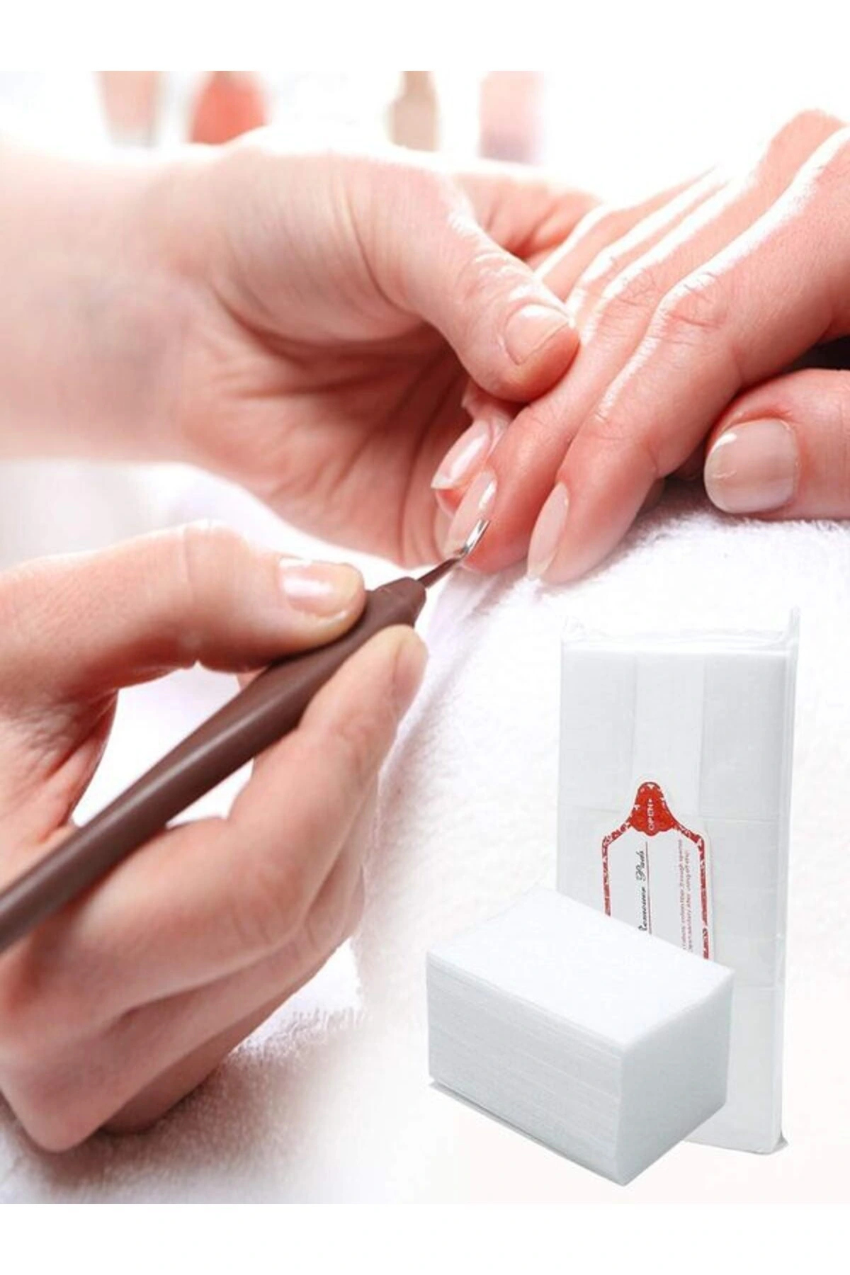 پد پاک کننده لاک ناخن آنیل سفید با کیفیت عالی و کارایی بالا Anıl Gel Polish