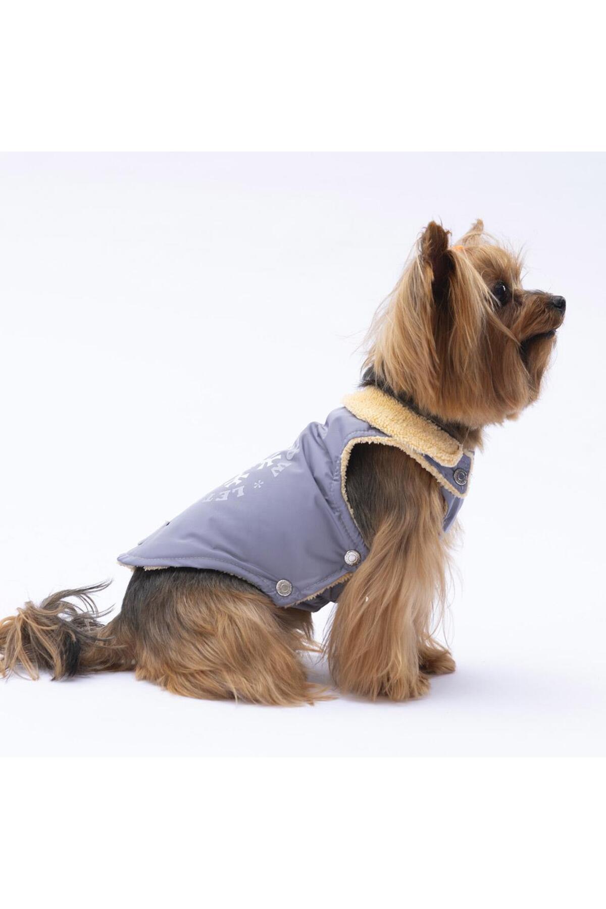 جلیقه بارانی سگ خاکستری پاوستار Pawstar Yukon مدل PS24-1037