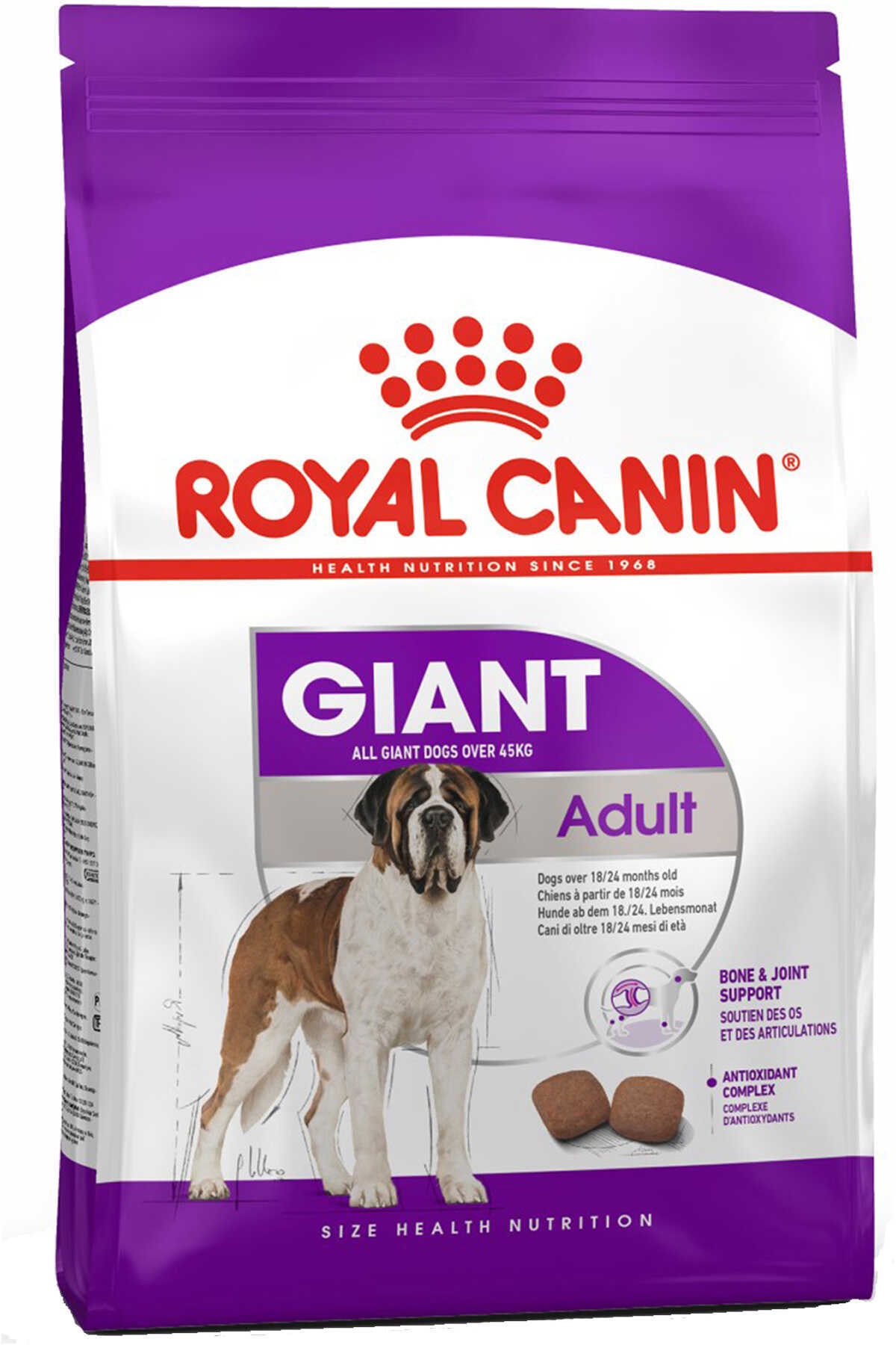 غذای خشک سگ رویال کنین Royal Canin Giant Adult با طعم مرغ، ۱۵ کیلوگرم