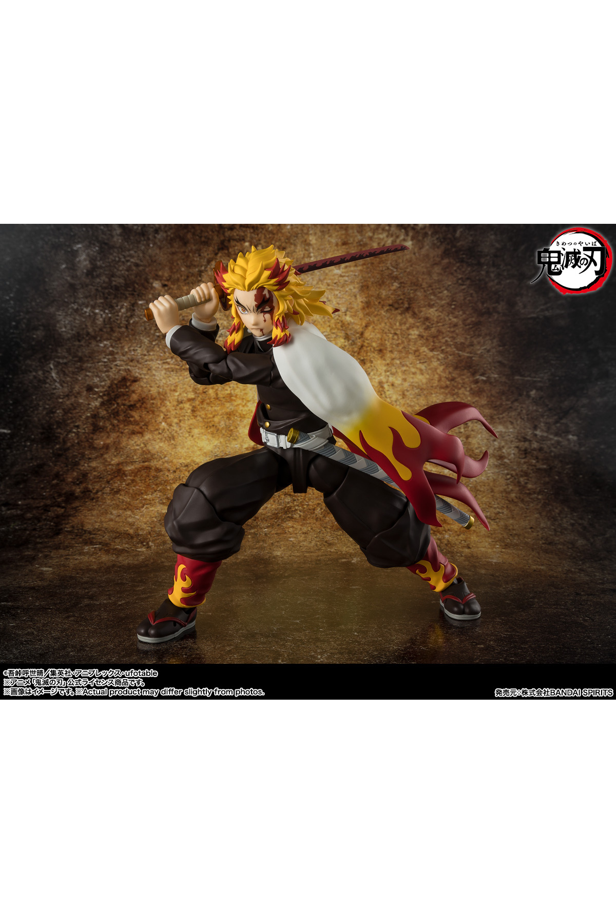 فیگور TAMASHII NATIONS DEMON SLAYER S.H.FIGUARTS KYOJURO RENGOKU ACTION FIGURE انیمه SHF از ترکیه BANDAI