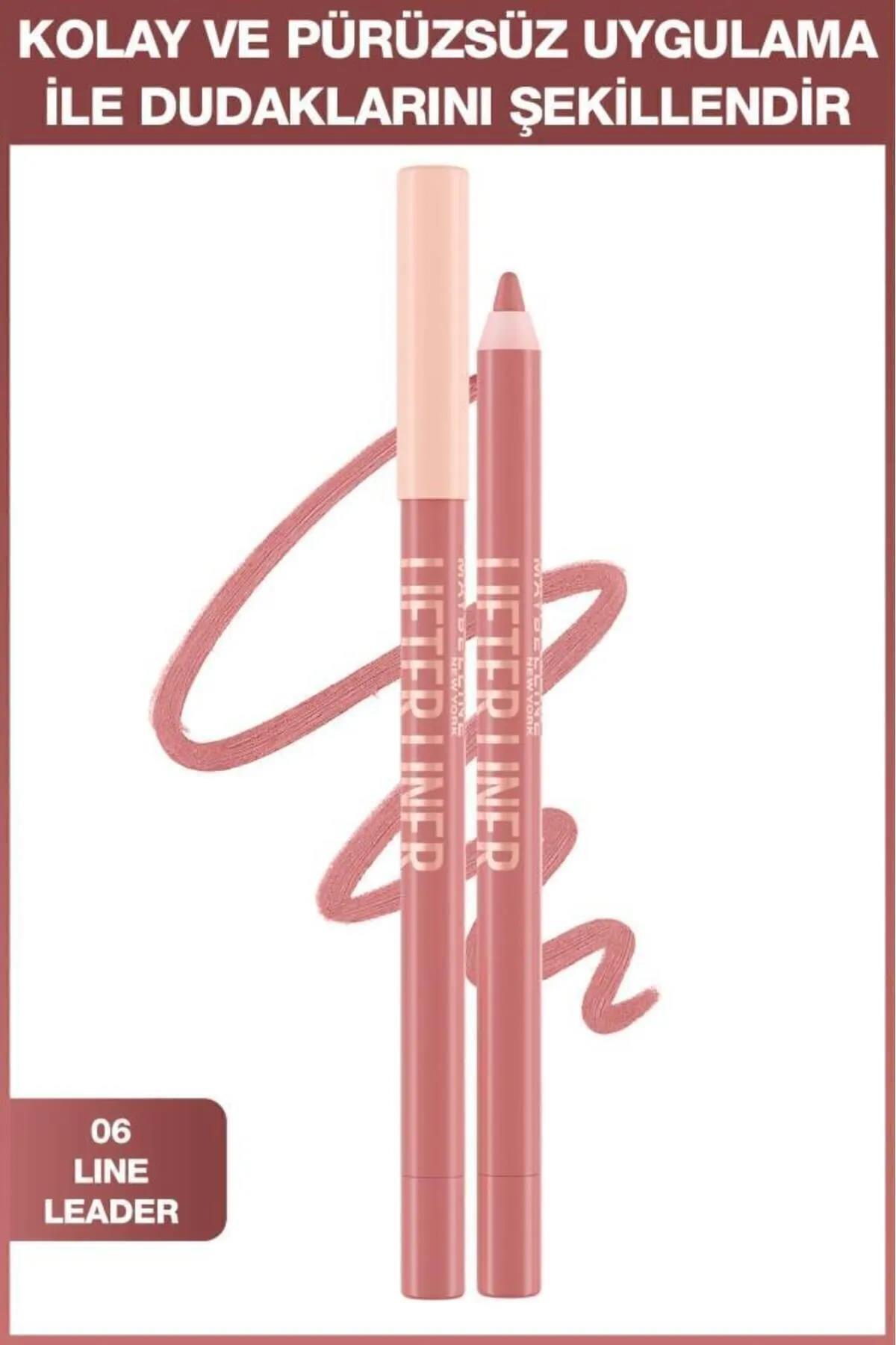 خط لب لایفر لاینر ۰۶ رهبر میبلین Maybelline New York
