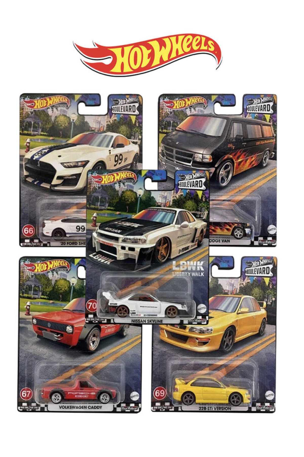 ماشین اسباب بازی بلوار ممتاز 2023 5 هات ویلز اورجینال HOT WHEELS
