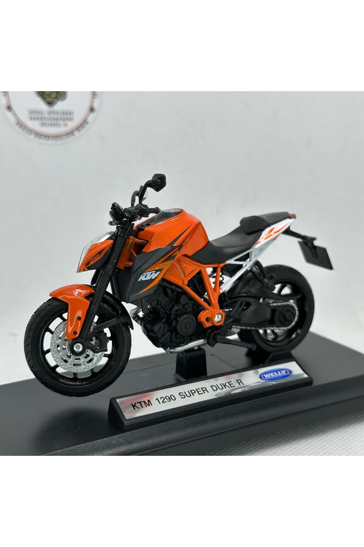 مدل خودرو KTM 1290 SUPER DUKE 1:18 SCALE DIECAST MOTORCYCLE MODEL – دارای مجوز اسباب بازی و مجسمه فلزی اورجینال MotoGarage