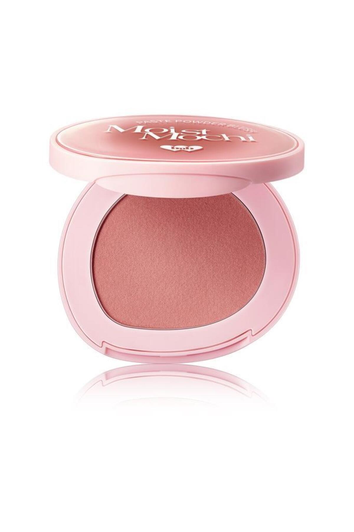 رژگونه پودری بارن‌بلس Barenbliss سری Moist Mochi، رنگ صورتی Sunset Mango