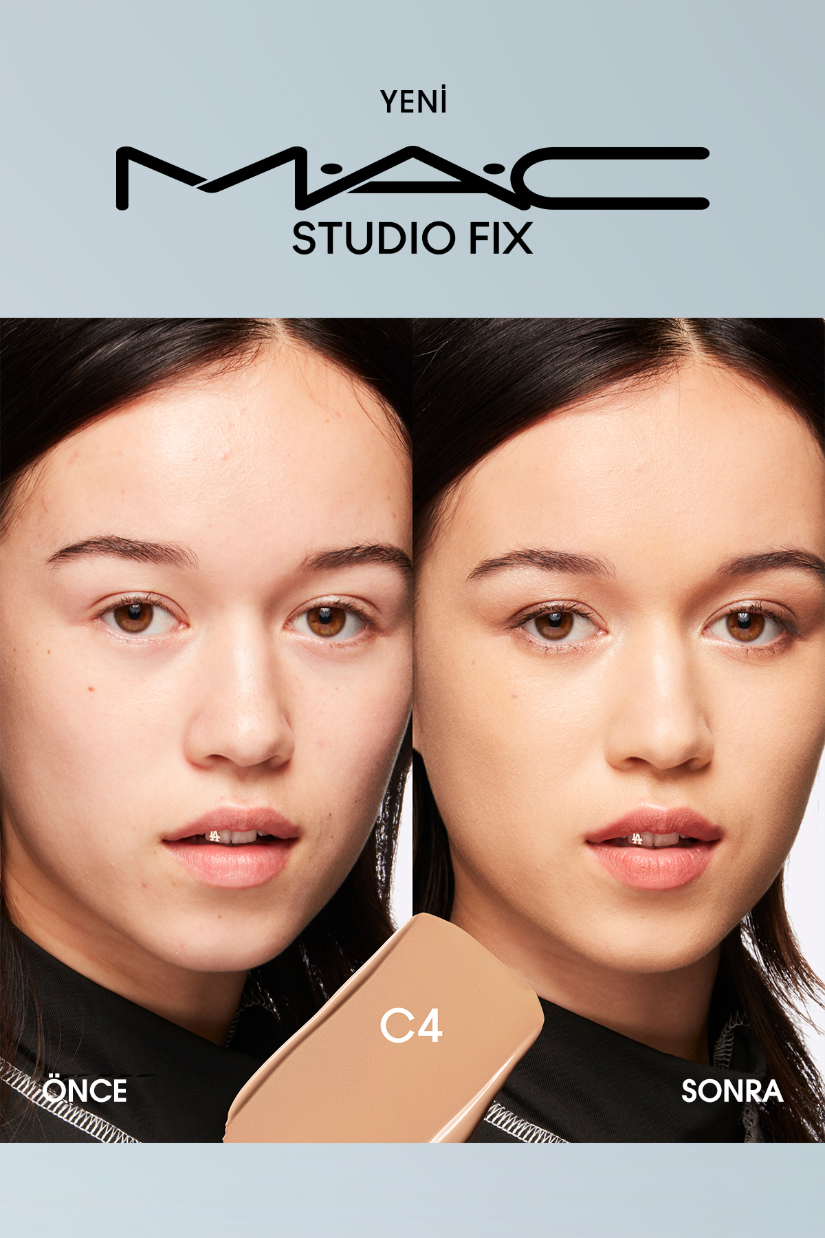 کرم پودر استودیو FIX FLUID SPF 15 MAT FOUNDATION C 4 30 ML Mac