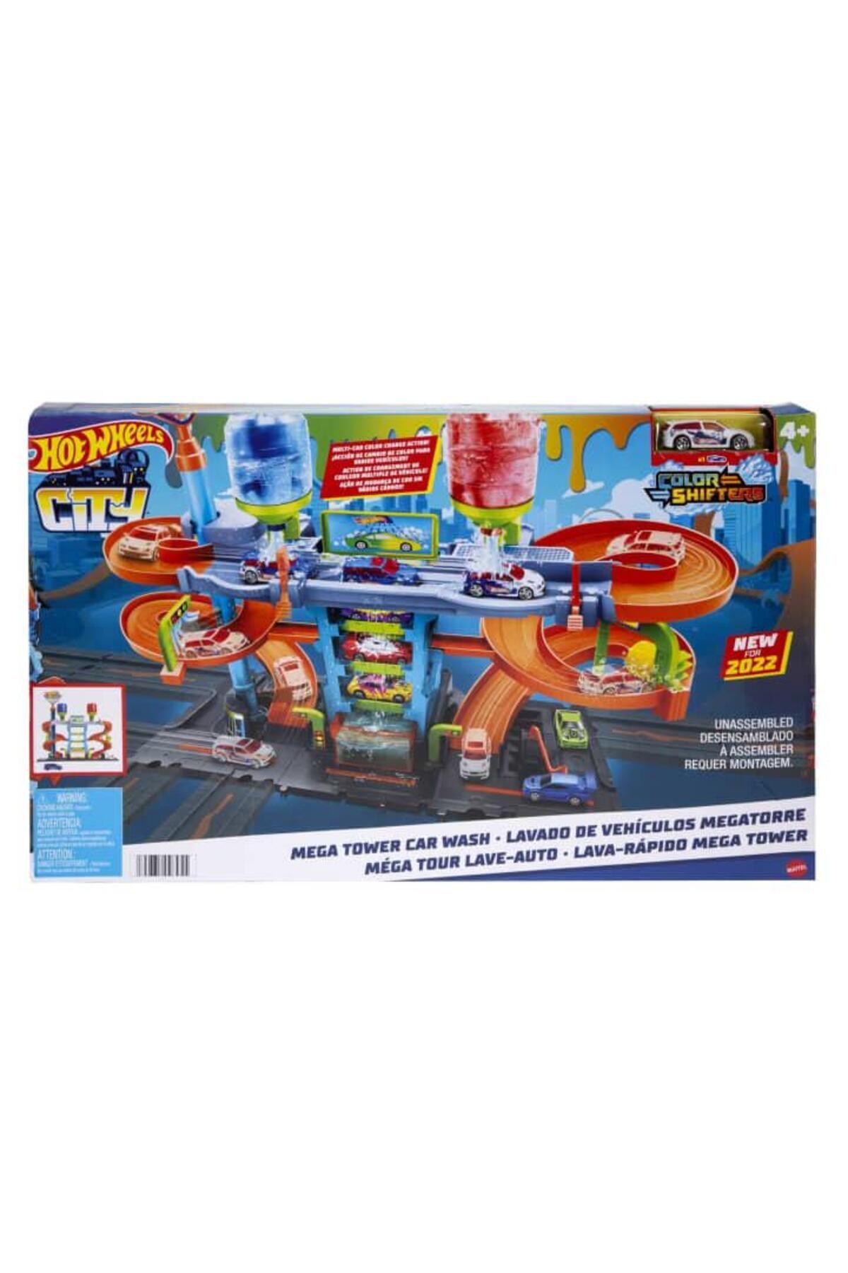 ماشین اسباب بازی ® برج شستشوی مگا | HDP05 هات ویلز اورجینال HOT WHEELS