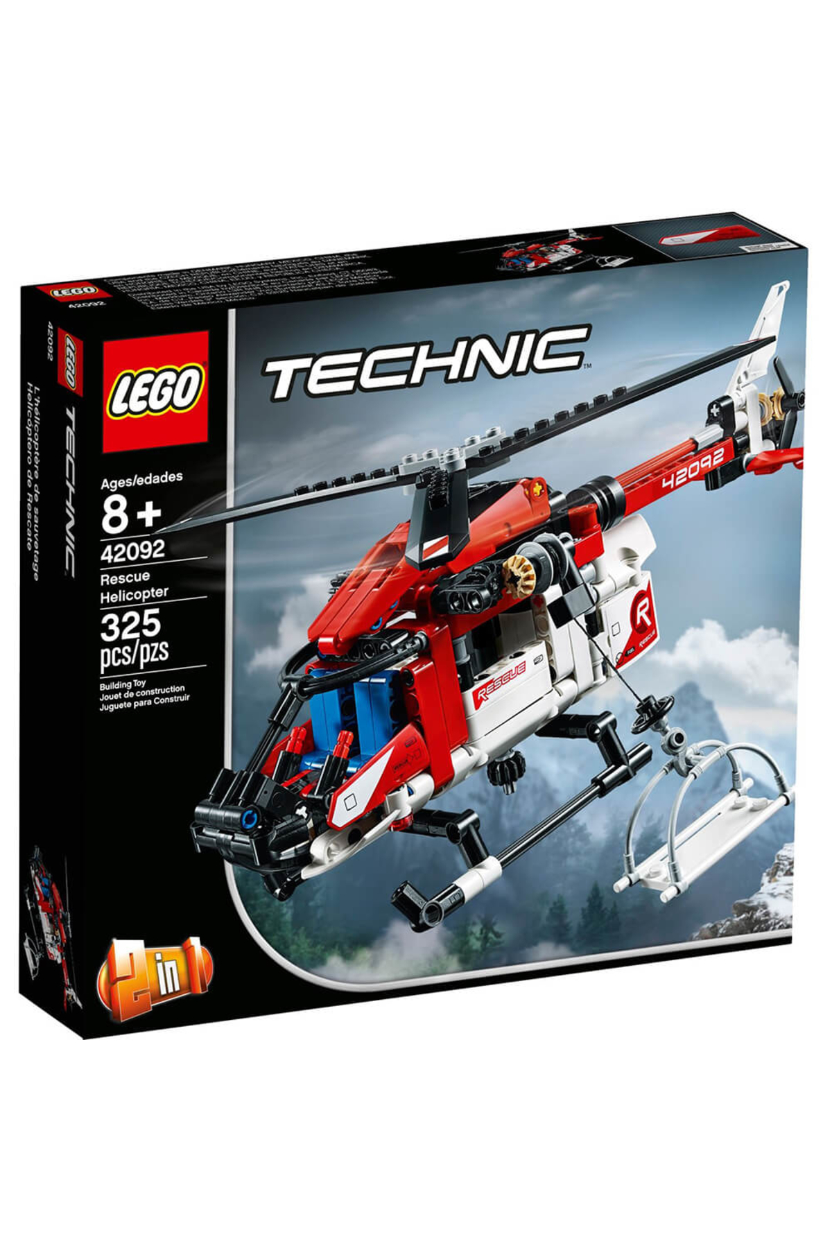 لگو و اسباب بازی های ساخت محور هلیکوپتر نجات فنی 42092 اورجینال LEGO