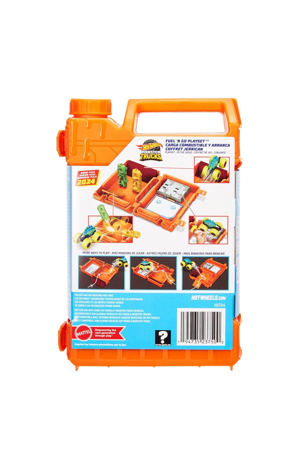 ماشین اسباب بازی HXT04 HOT WHEELS TRUCKS MONSTER PORTABLE هات ویلز اورجینال HOT WHEELS
