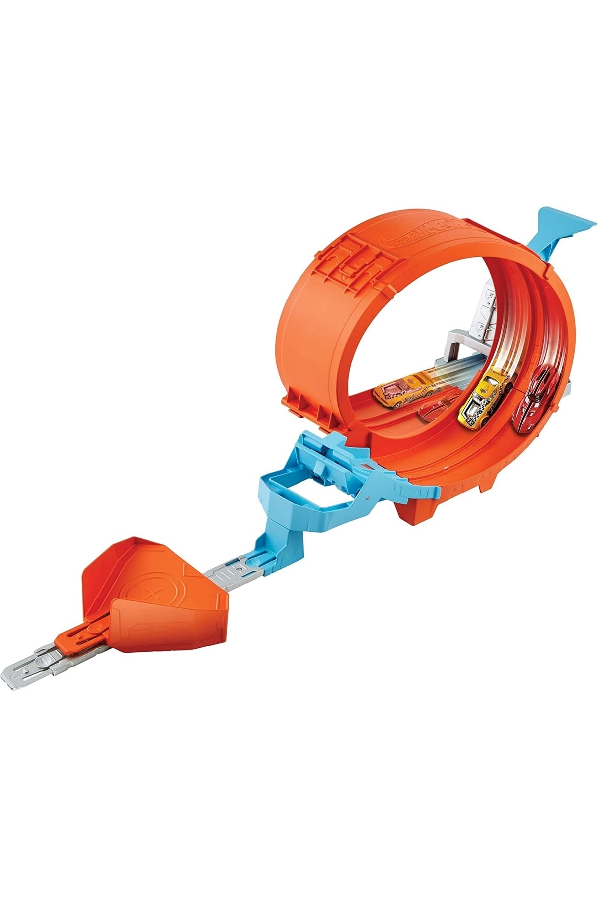 ماشین اسباب بازی آکروباتیک دور وسیله نقلیه ROUND CIRCLE RACING RUNWAY SET HOTWHEELS VEHICLE تنظیم مسابقات قهرمانی هات ویلز اورجینال HOT WHEELS