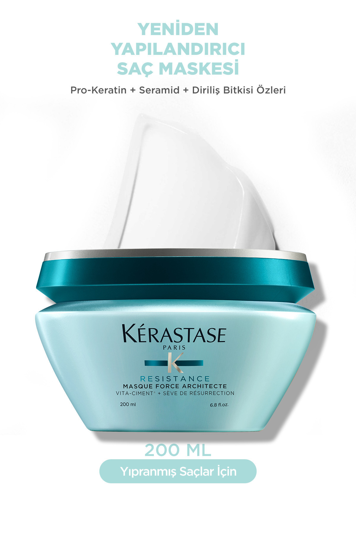 ماسک ضعیف و فرسوده حاوی ویتا سیمانت®PRO کراتین 200 میلی لیتر کراستاس Kerastase