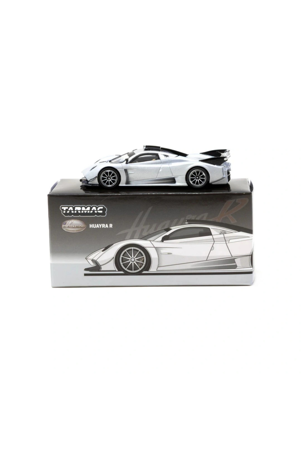 مدل خودرو WORNESSIWORLD 1 64 PAGANI HUAYRA R ساتن نقره ای اورجینال Flamex