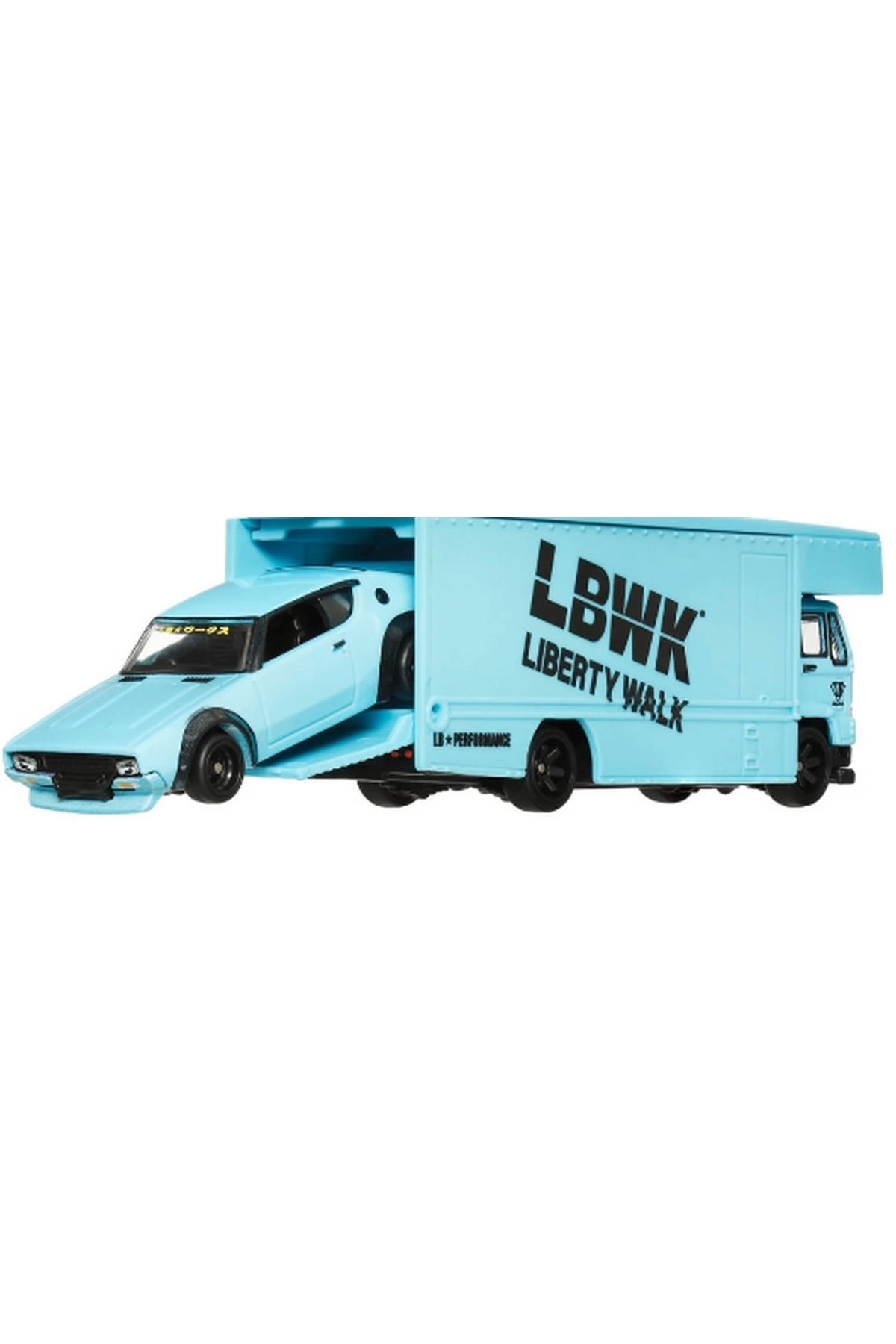 ماشین اسباب بازی TEAM TRANSPORT NISSAN SKYLINE 2000 GT R ناوگان FLYE HRV45 هات ویلز اورجینال HOT WHEELS
