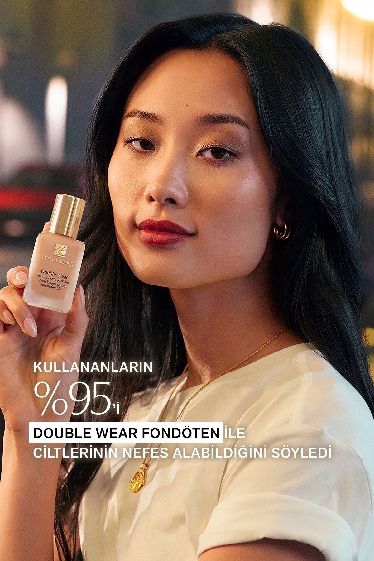 اساس‌پودر طبیعی فوندستی SPF 10 1N1 آیوری نیود 30 میلی‌لیتر MCZVG36 استی لادر Estee Lauder