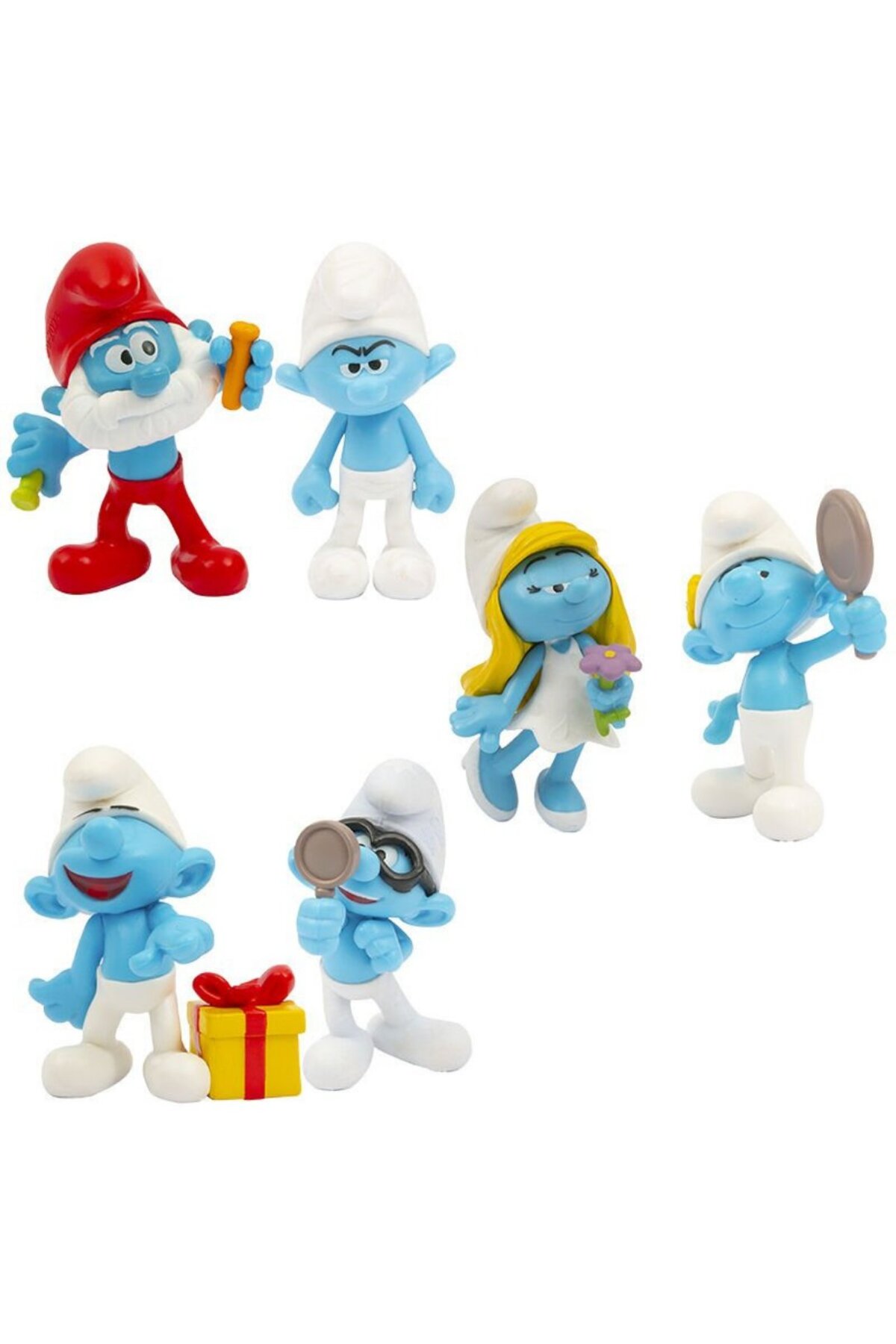 اسباب بازی های فیگور دیگر مجموعه SMURFS 2 PACK اورجینال mavi su dünyası