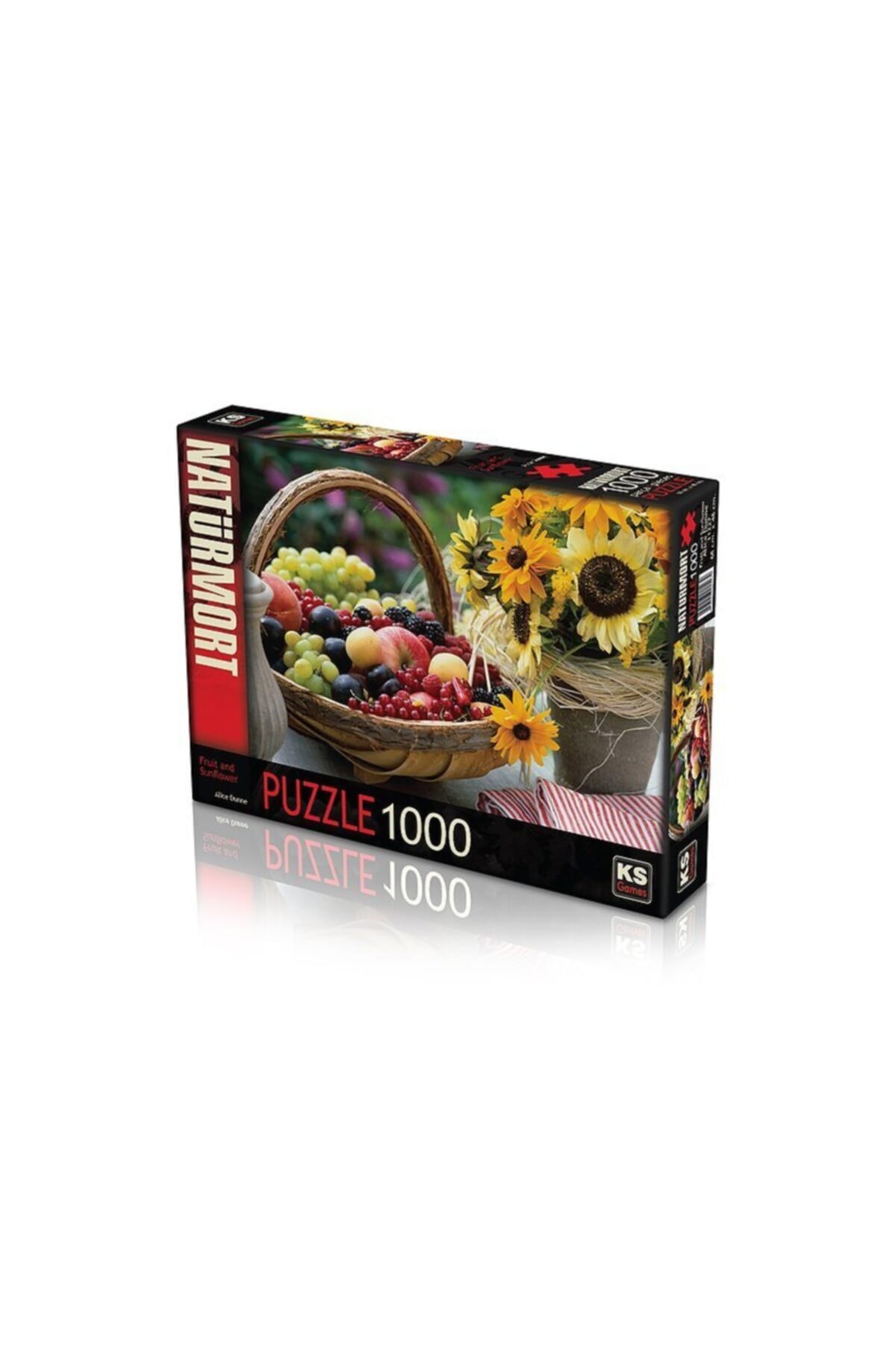 پازل KS PUZZLE 1000 میوه و آفتابگردان خالص اورجینال Ks Games