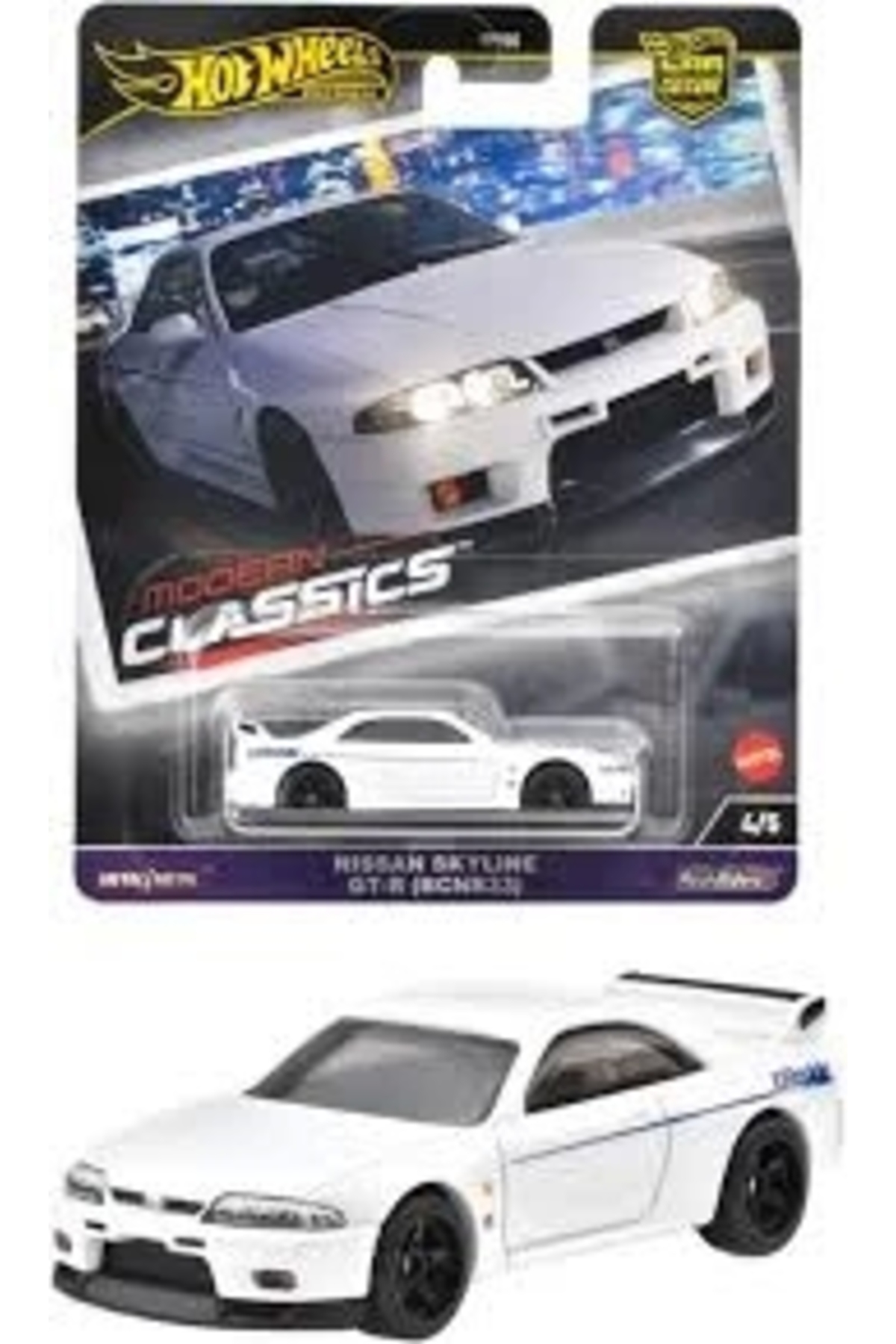 مدل خودرو HRV99 فرهنگ اتومبیل کلاسیک مدرن نیسان SKYLINE GT R BCNR33 FPY86 هات ویلز اورجینال HOT WHEELS
