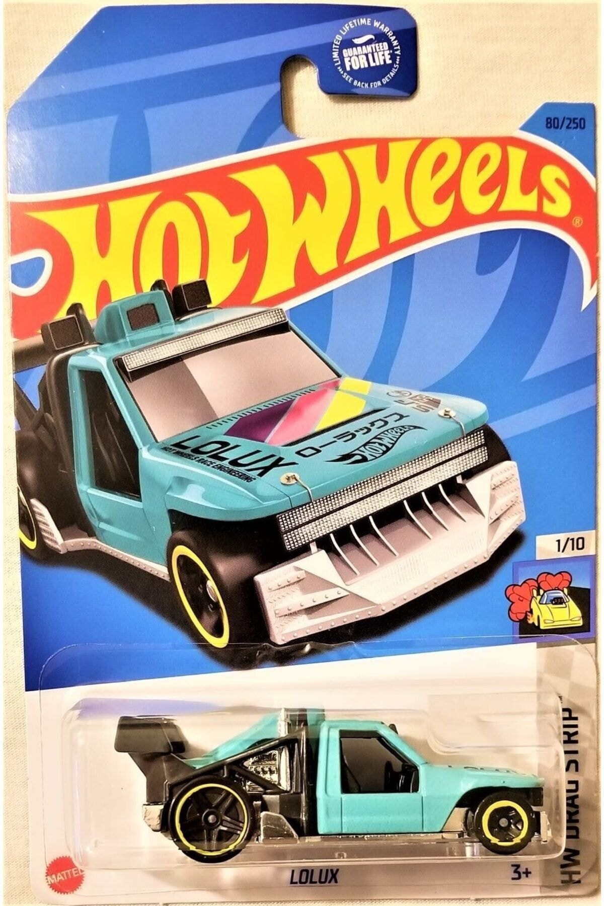 ماشین اسباب بازی LOLUX HW DRAG نوار هات ویلز اورجینال HOT WHEELS