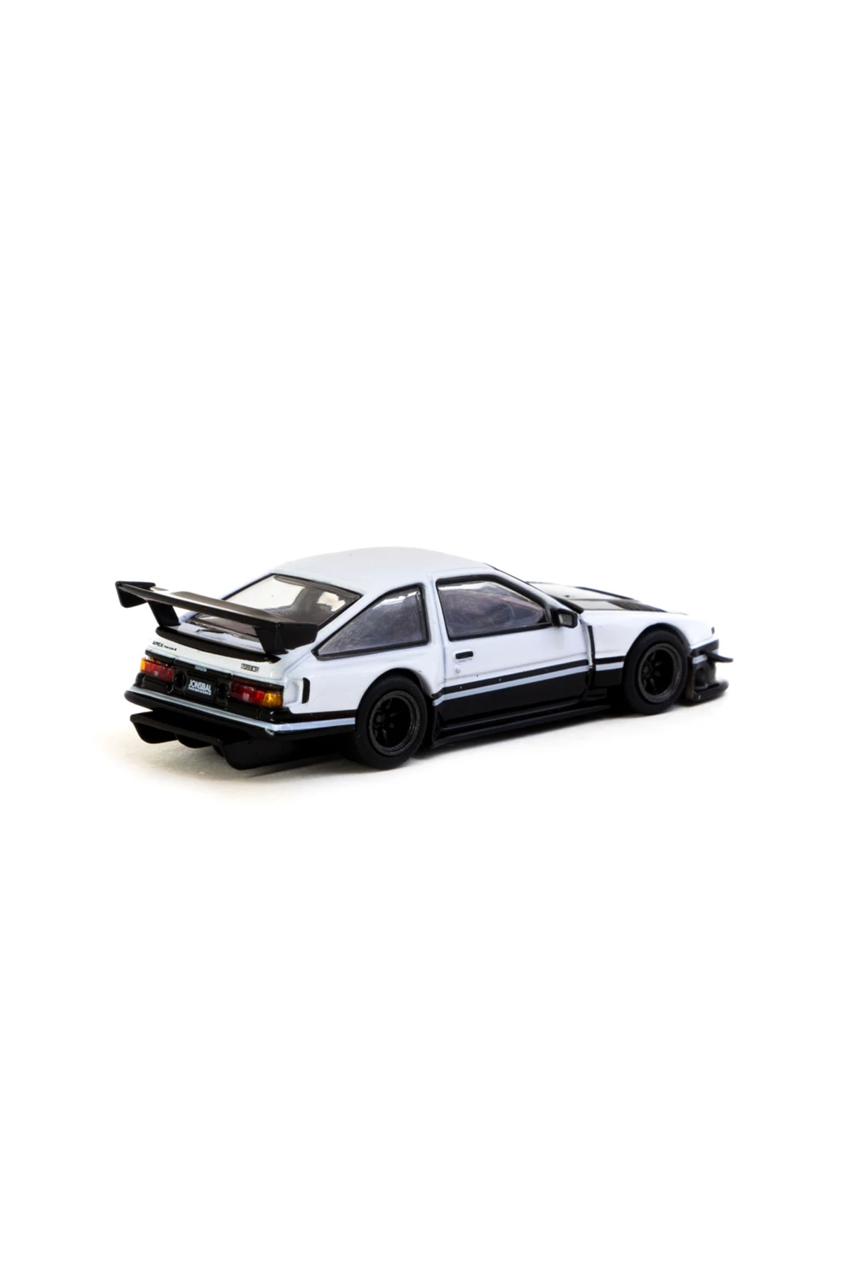 مدل خودرو 1 64 تویوتا اسپرینتر TRUENO AE86 WIDEBODY سفید مشکی با کارت‌های TARMAC اورجینال Tarmac Works