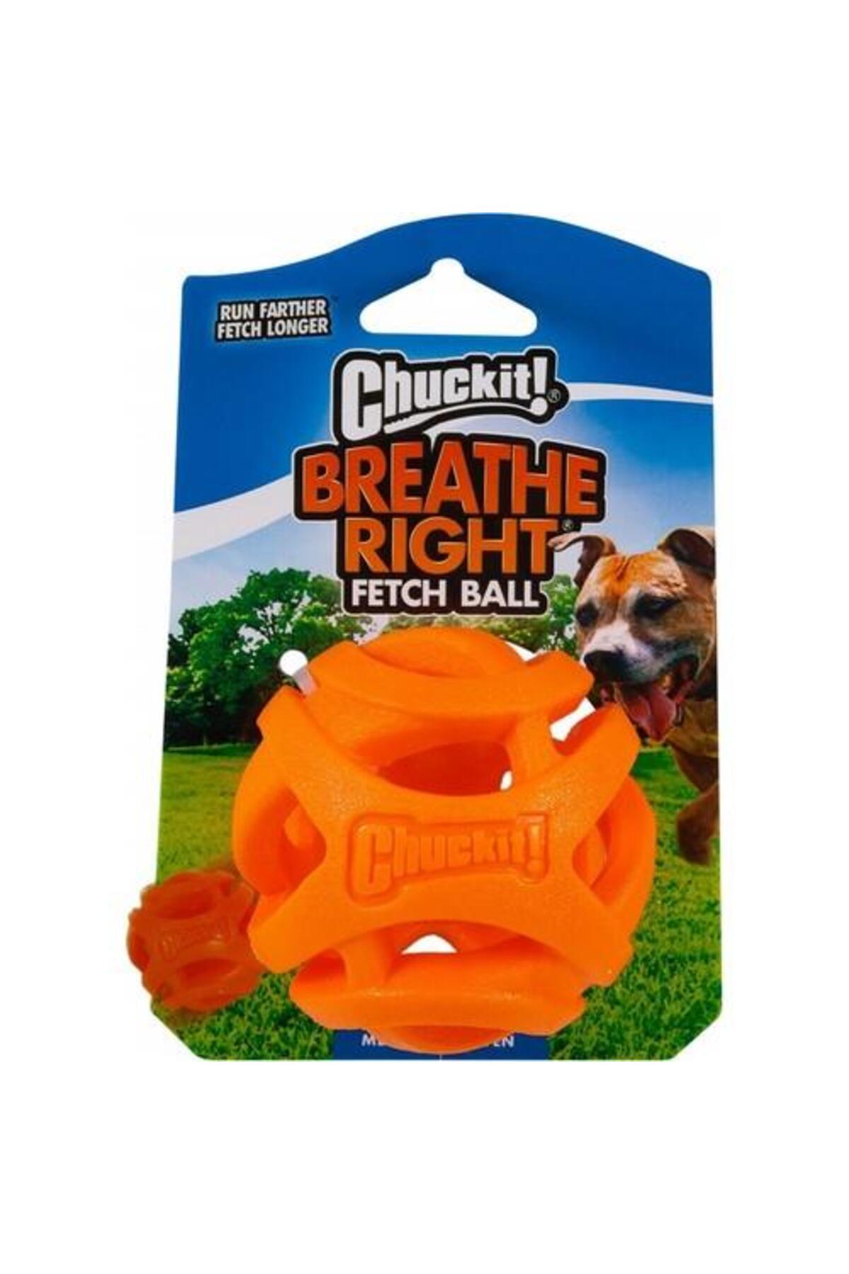توپ بازی سگ چاکیت Chuckit ! Breathe Right، متوسط، نارنجی
