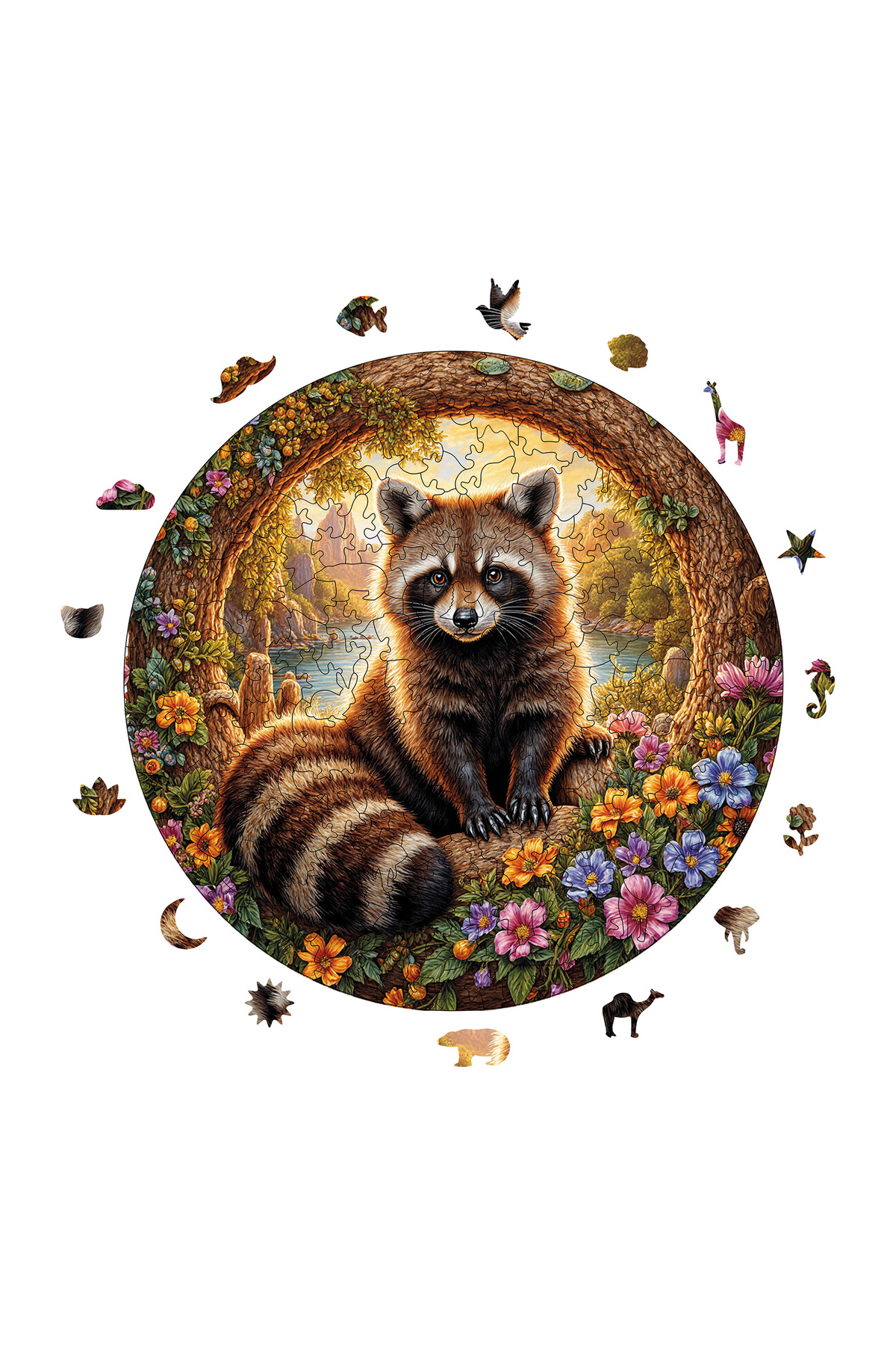 پازل چوبی محافظ ناز 252 قطعه 29X29 سانتی متر از ترکیه WePuzzleUp