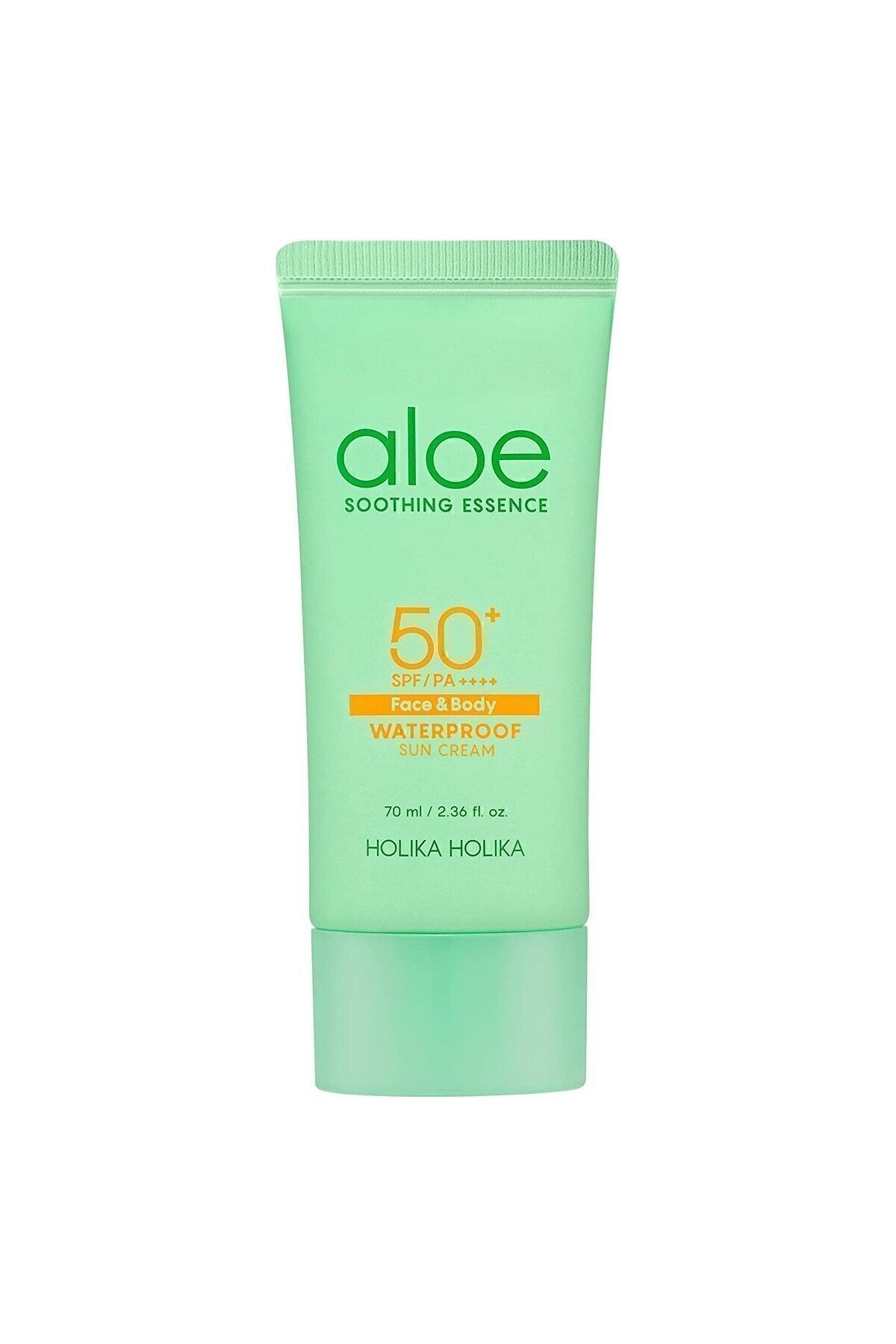 کرم ضد آفتاب صورت آلوئه تسکین دهنده ESSENCE آب SPF50 تبادل SOORING جرم خورشید 70ML سنتلا Holika Holika