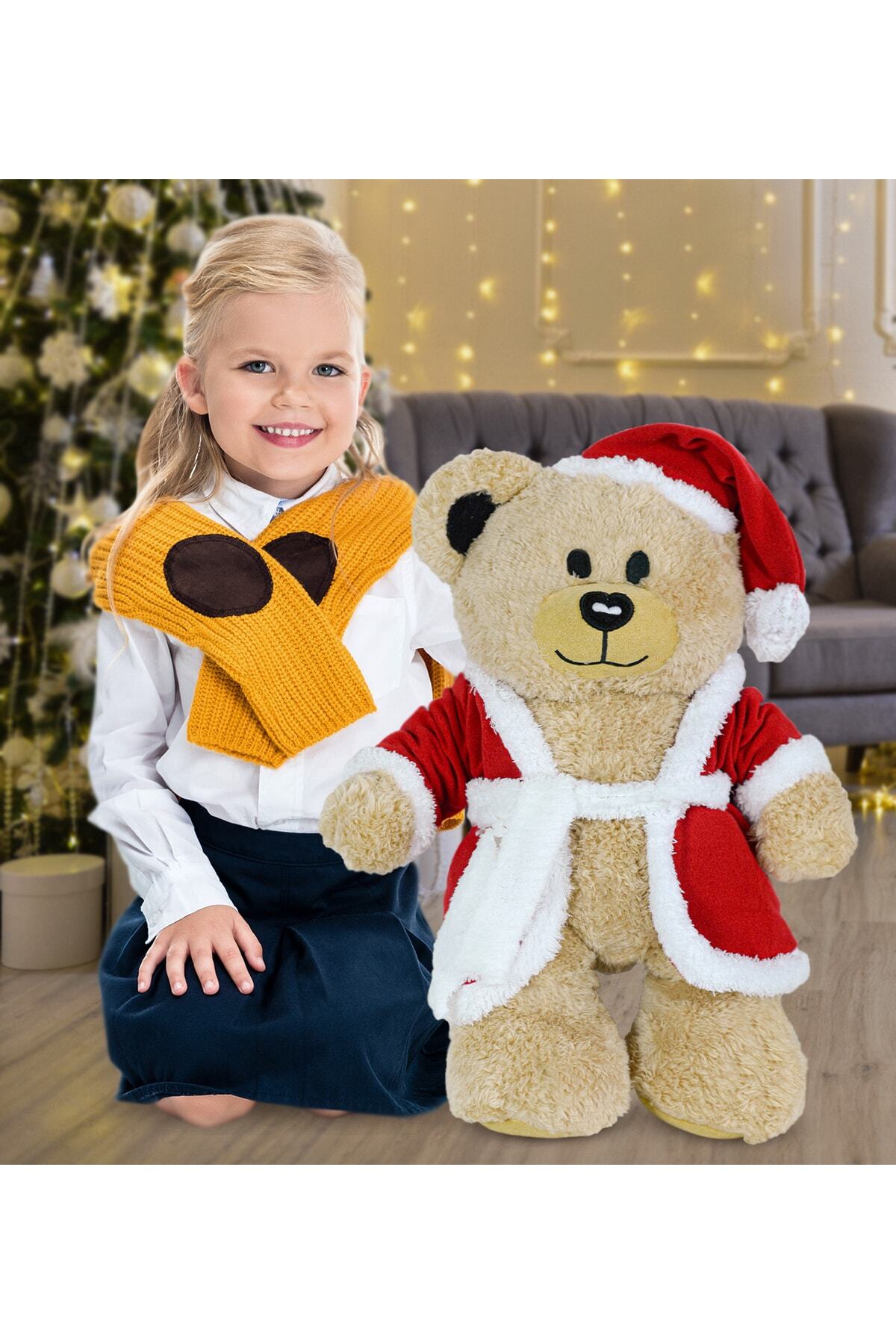 اسباب بازی های پشمی ژاکت 60 سانتی متری تدی کریسمس سال نو هدیه Princess Bear