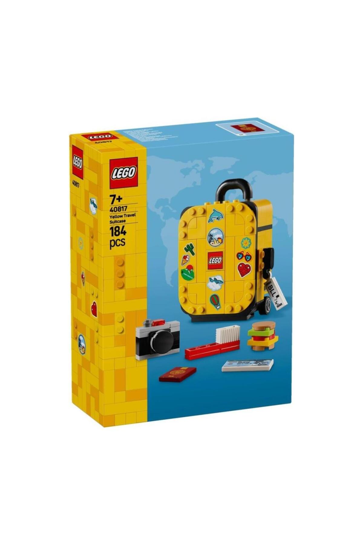 لگو و اسباب بازی های ساخت محور 40817 چمدان مسافرتی زرد اورجینال LEGO