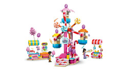 مجموعه ساختنی چرخ‌وفلک آب‌نبات و کاپ‌کیک لگو LEGO فرندز Friends مدل 42700، ۶۰۲ قطعه، حداقل سن ۷ سال