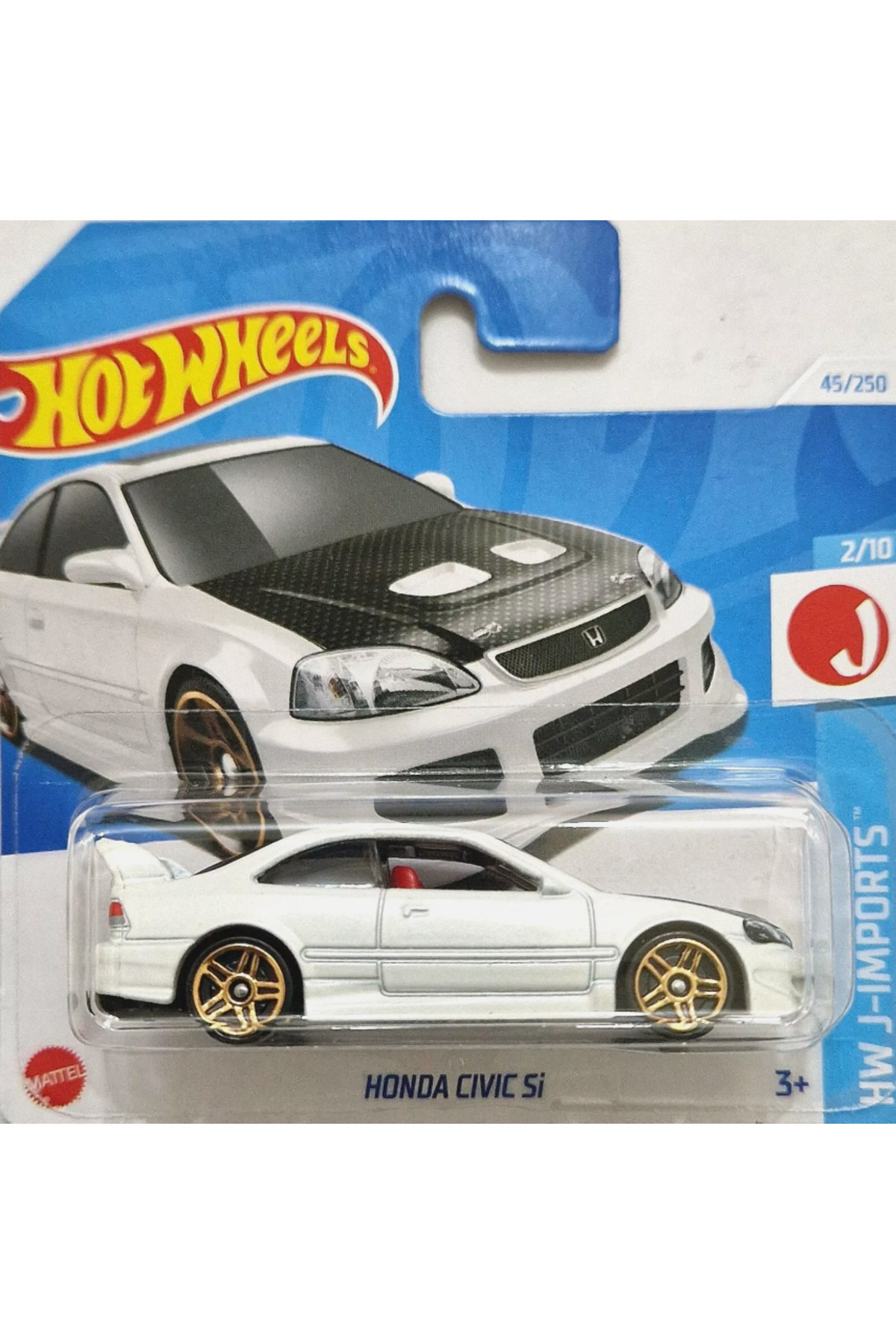 ماشین اسباب بازی 2024 HONDA CIVIC SI 45 250 HW J IMPORTS2 10 هات ویلز اورجینال HOT WHEELS