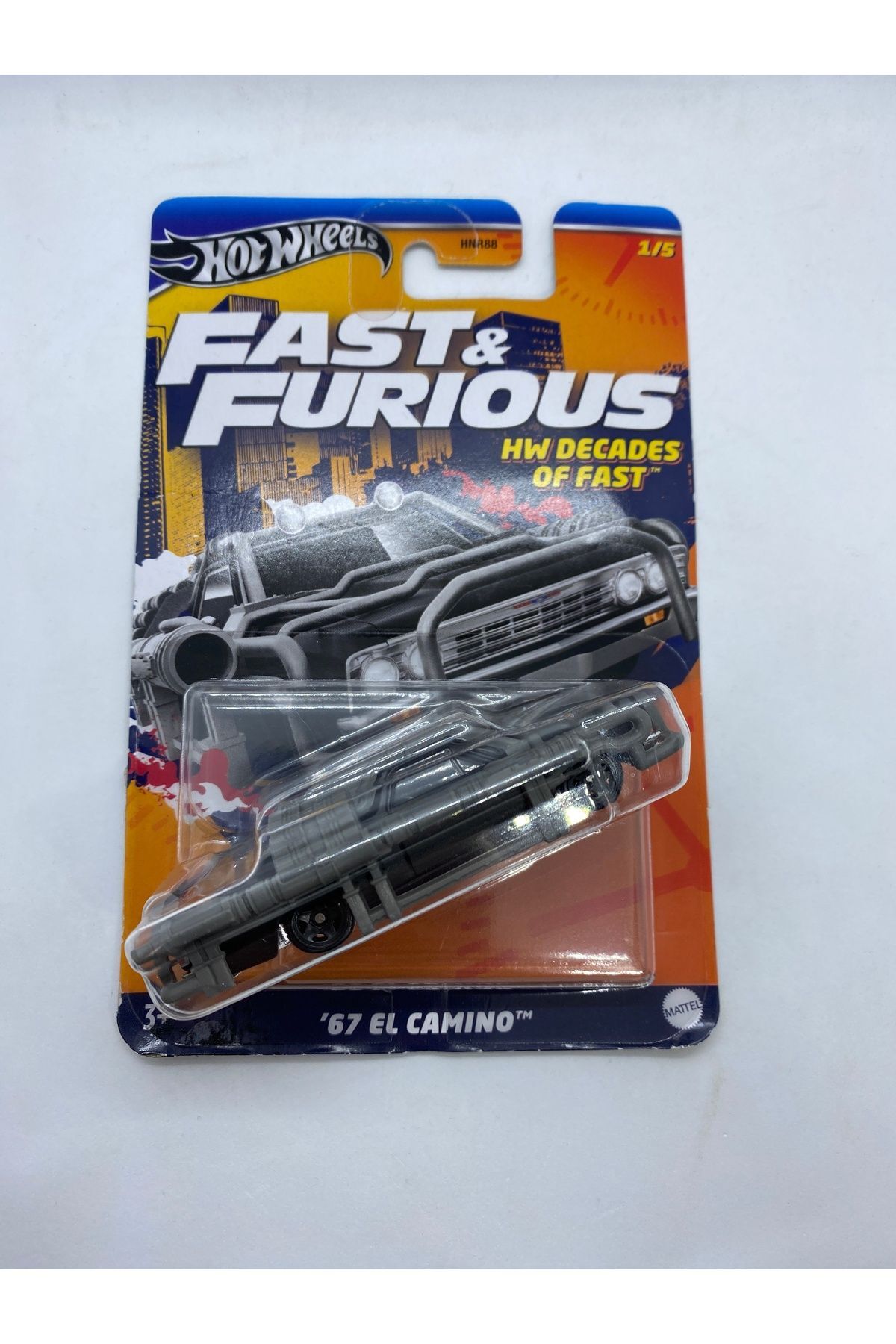 ماشین اسباب بازی 67 EL CAMINO FAST AND FURIOUS HW DECADES OF از ترکیه HOT WHEELS