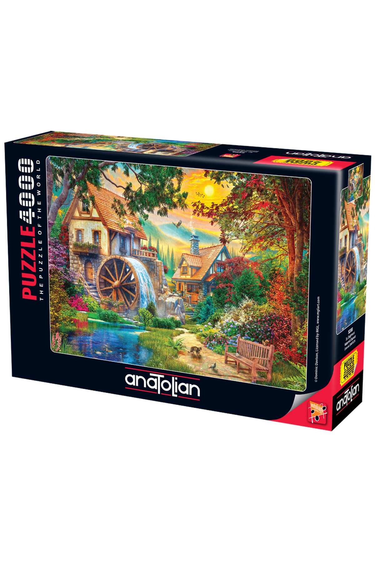 پازل 4000 تکه آسیاب آبی 5208 از ترکیه Anatolian Puzzle