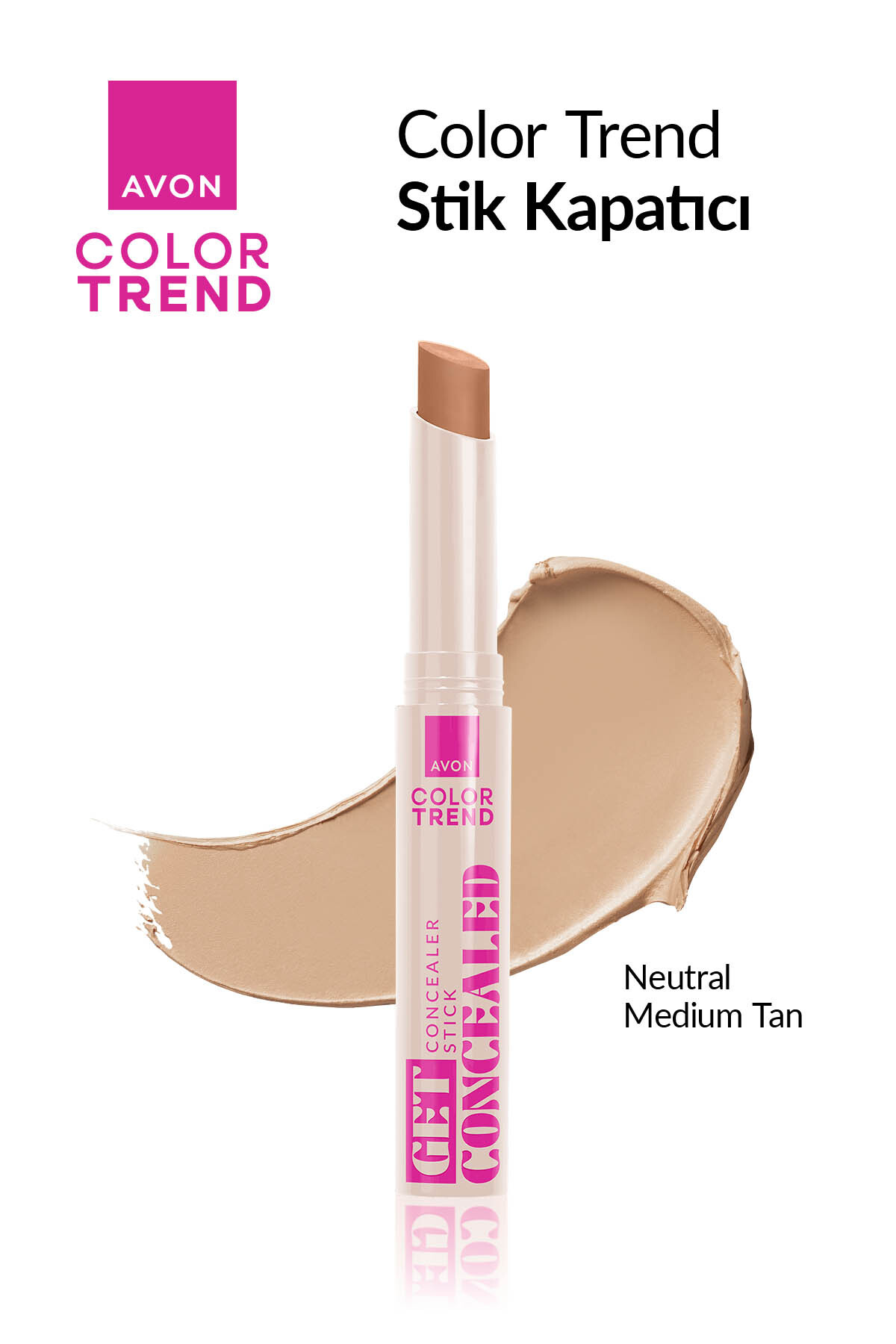 کانسیلر استیک رنگی بژ مناسب برای همه جنسیت‌ها آون Avon