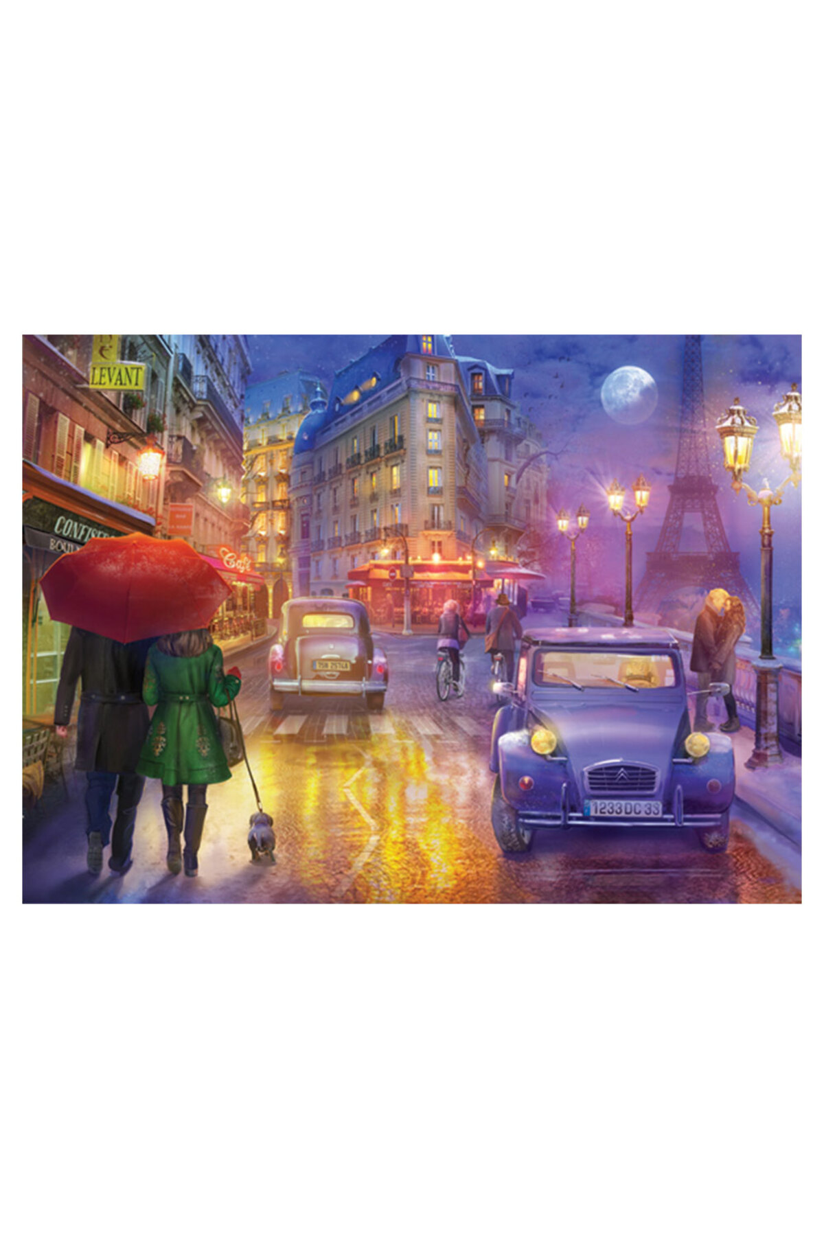 پازل 1000 قطعه یک شب در پاریس 1070 اورجینال Anatolian Puzzle