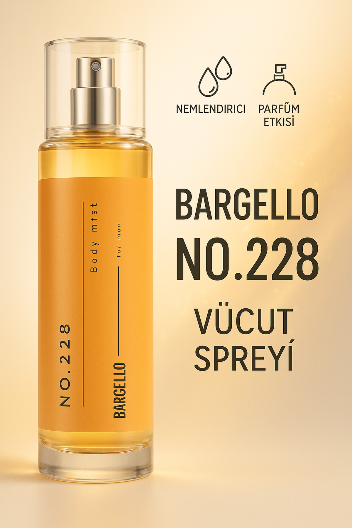 اسپری بدن زنانه مدل No.228 حجم 210 میلی لیتر Bargello