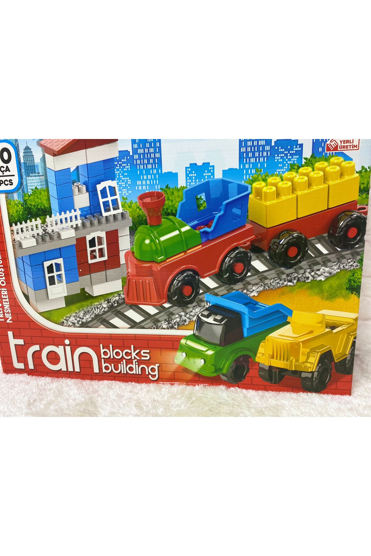 لگو و اسباب بازی های ساخت محور ست بلوک 3 در 1 100 عددی آموزش هوشمند سرگرمی آموزشی ANT BLOCK TRAIN AND TRUCK از ترکیه Asya Oyuncak