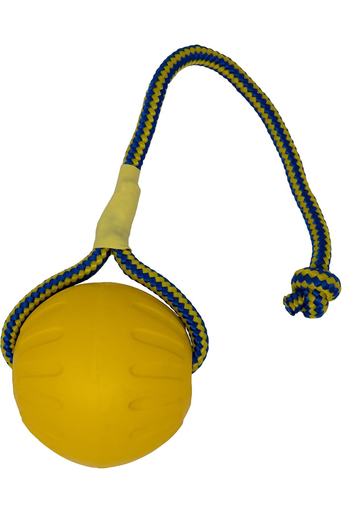 توپ بازی سگ استارمارک Starmark Swing & Fling Durafoam Fetch Ball، متوسط، زرد